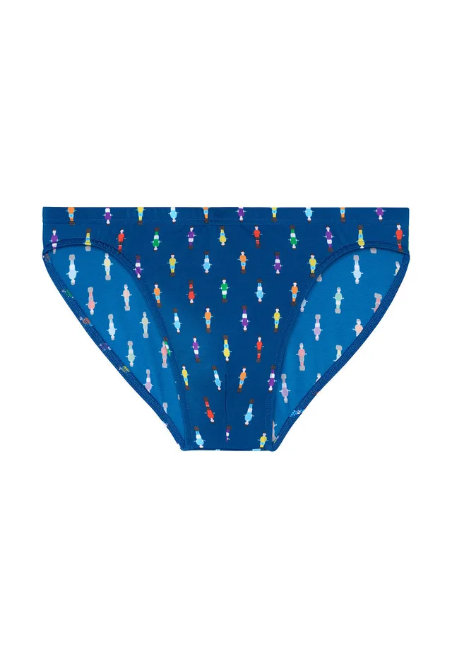 hom-h-fresh-calcio-slip-de-bain-micro-navy-print-403154 image 1