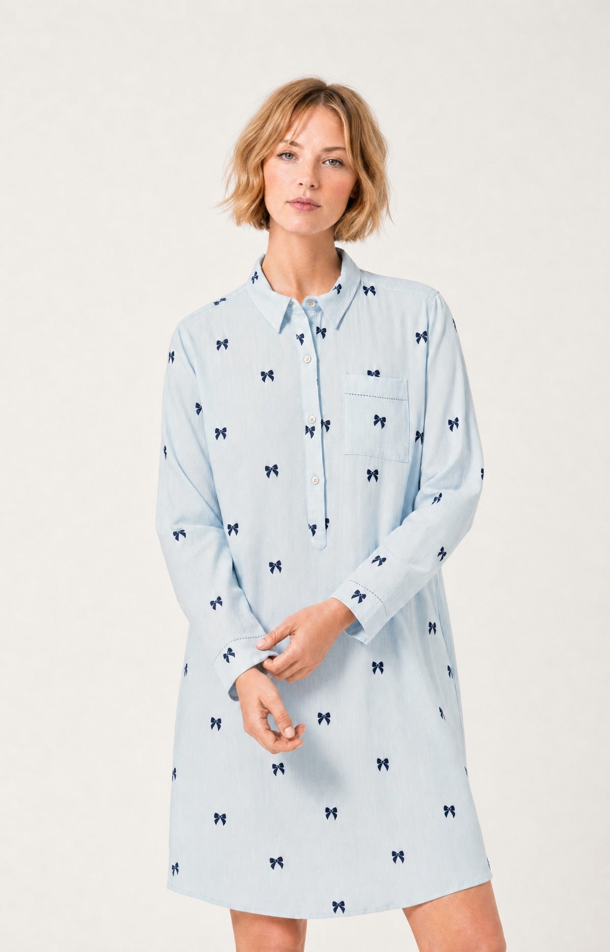 arthur-bob-rosie-chemise-de-nuit-gaze-coton-ice image 4