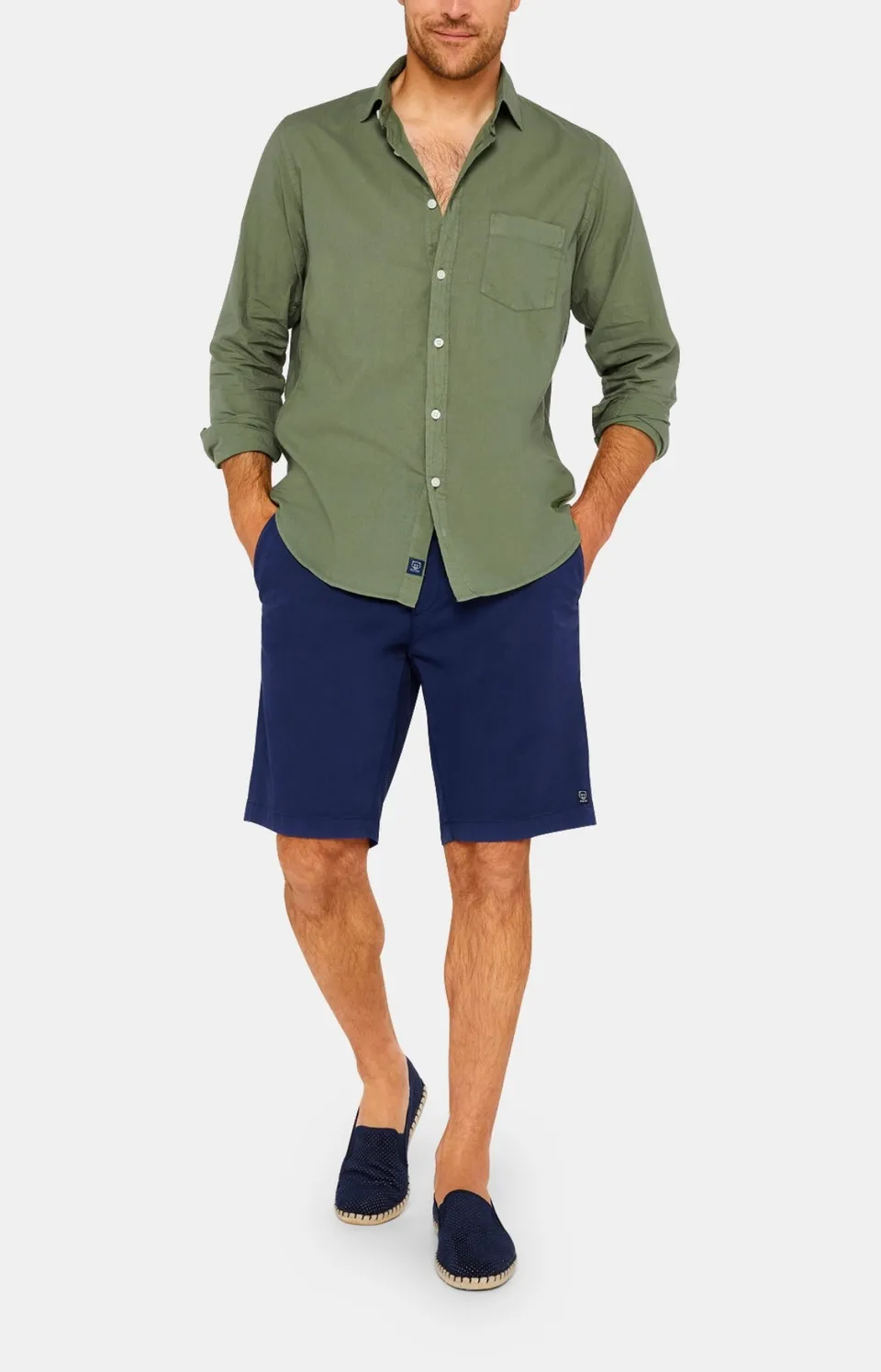arthur-bob-marine-bermuda-homme-marine-l-coton image 1