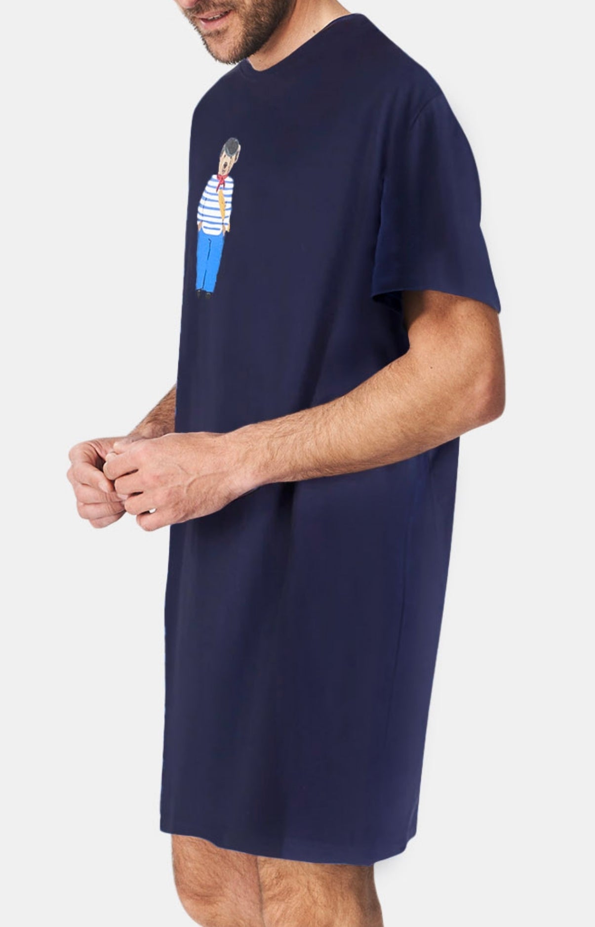 arthur-bob-maxi-tee-shirt-teddy-in-paris-marine-homme image 4