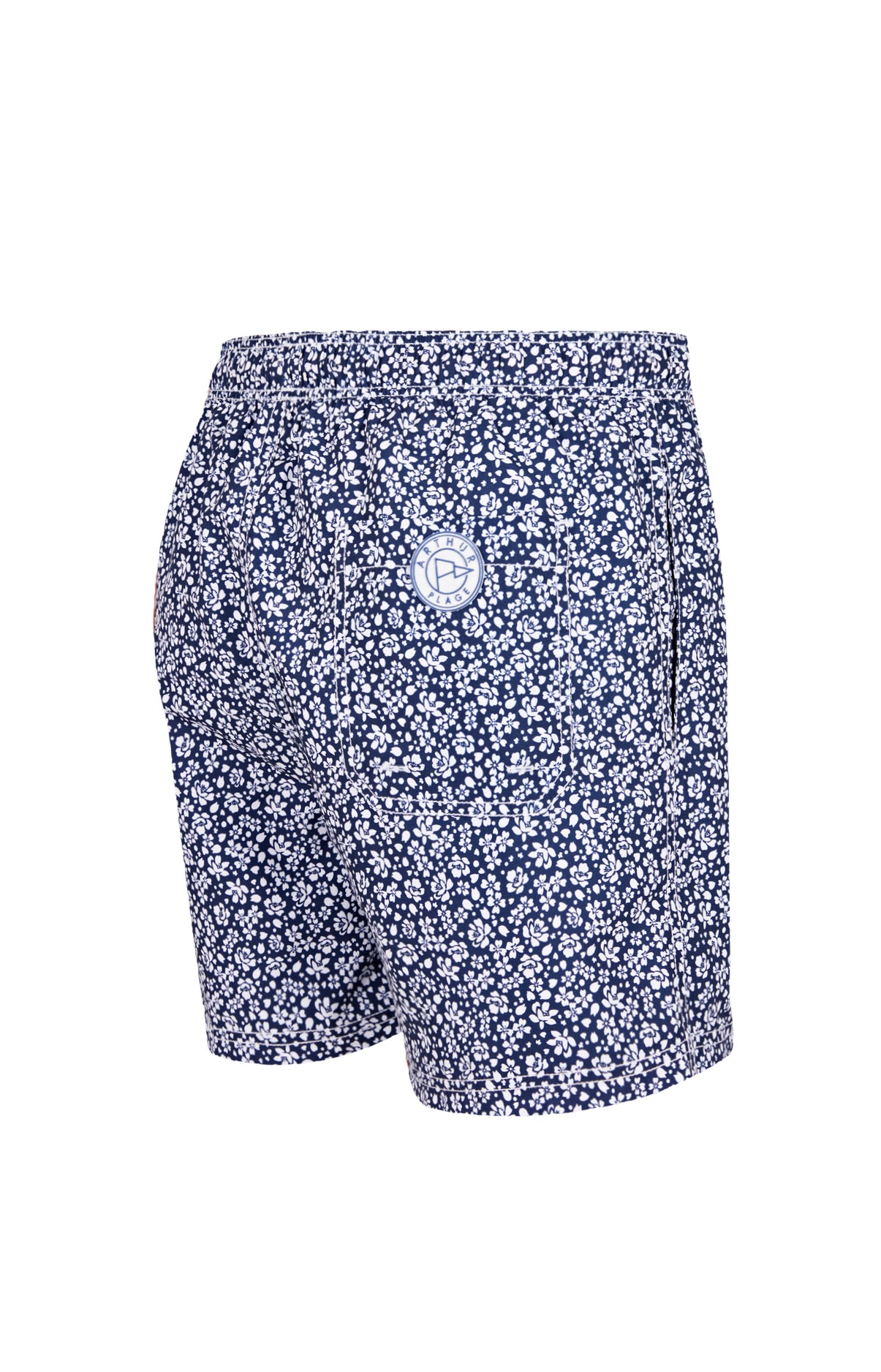 arthur-bob-fleur-short-de-bain-marine-l-recycl image 4