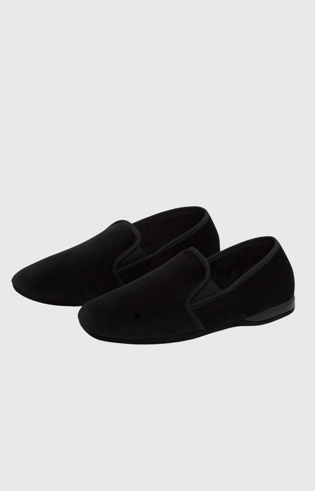 arthur-bob-chaussons-velours-tradi-noir-homme image 2