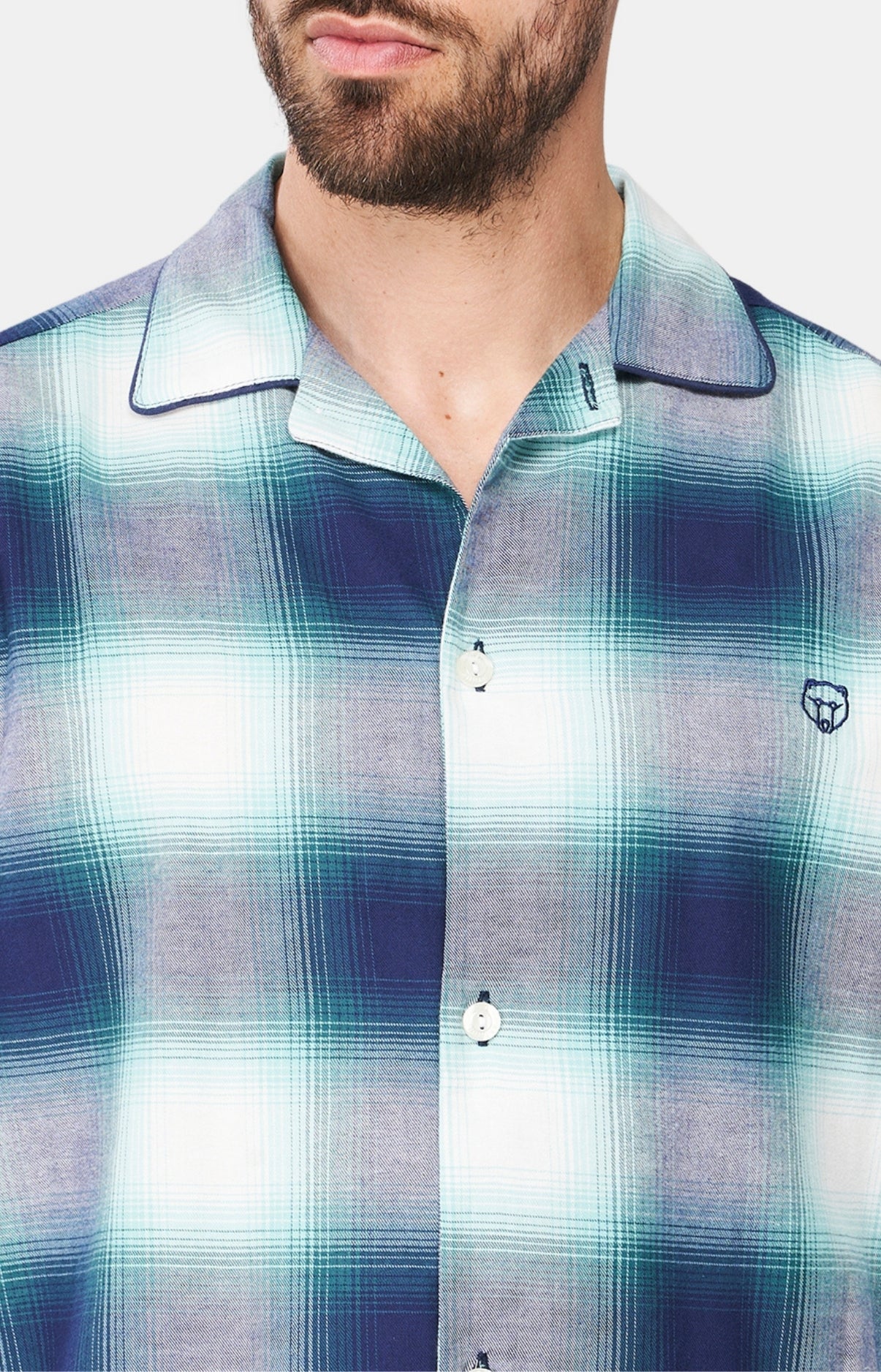 arthur-bob-liam-pyjama-homme-marine-flanelle-chaude image 2