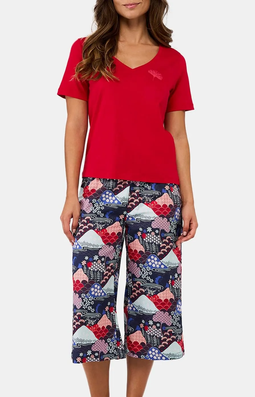 arthur-bob-fuji-pyjama-femme-marine-coton-bio image 1