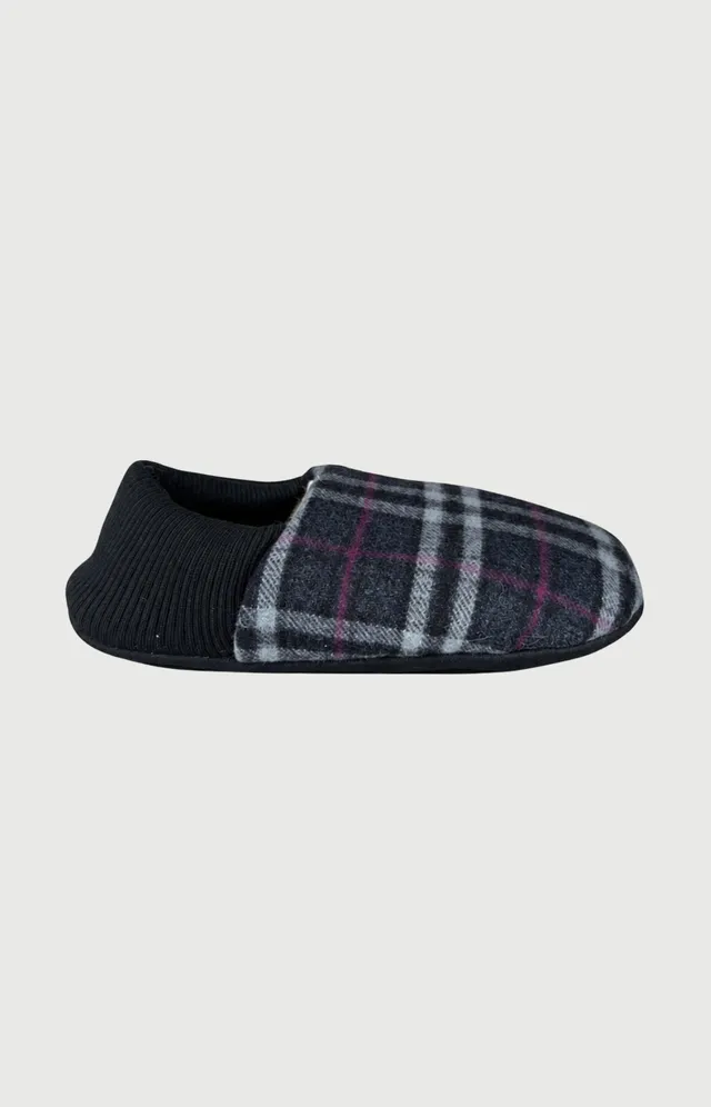 arthur-bob-minuit-chaussons-cuir-laine-marine image 1