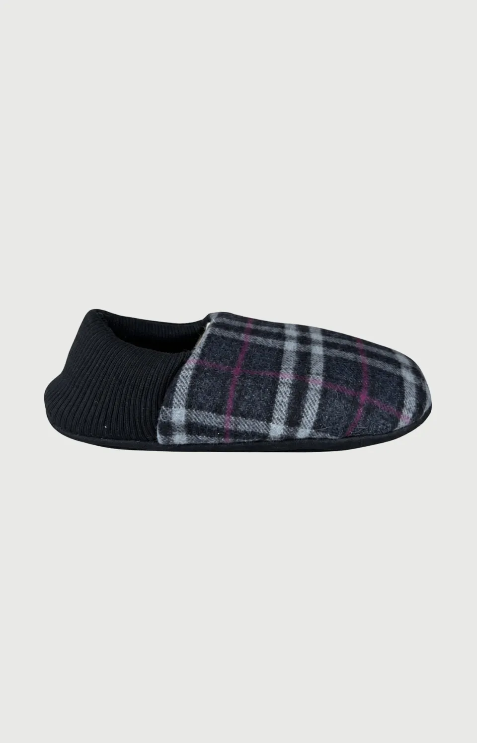 arthur-bob-minuit-chaussons-cuir-laine-marine image 1
