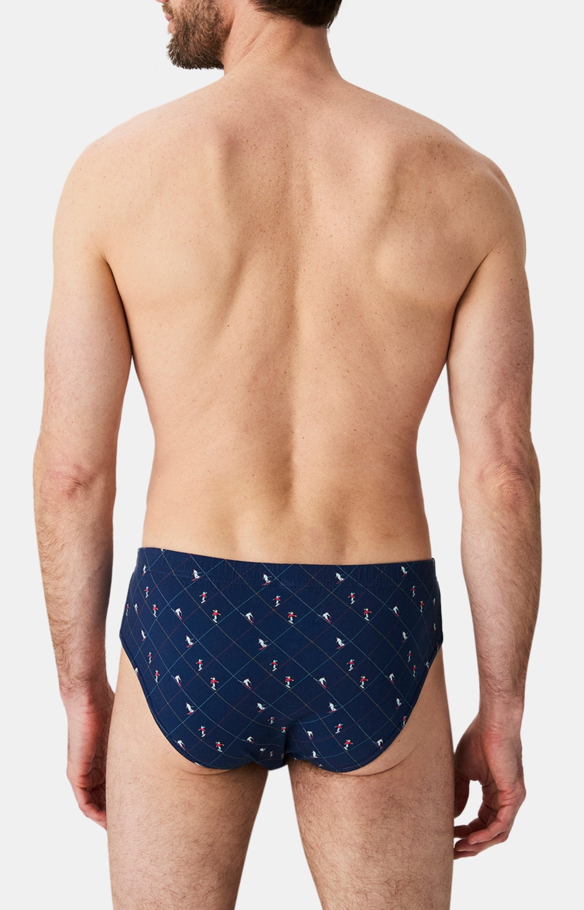 arthur-le-club-slip-coton-ski-marine-homme image 5