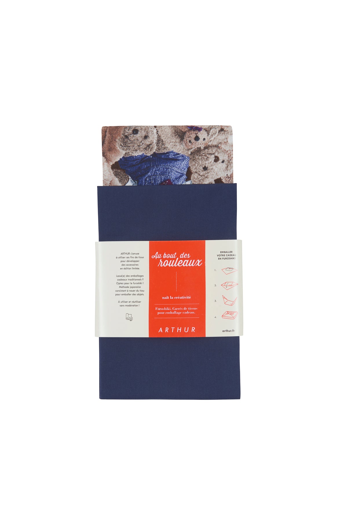 arthur-bob-furoshiki-emballage-tissu-noisette-lot-2 image 2