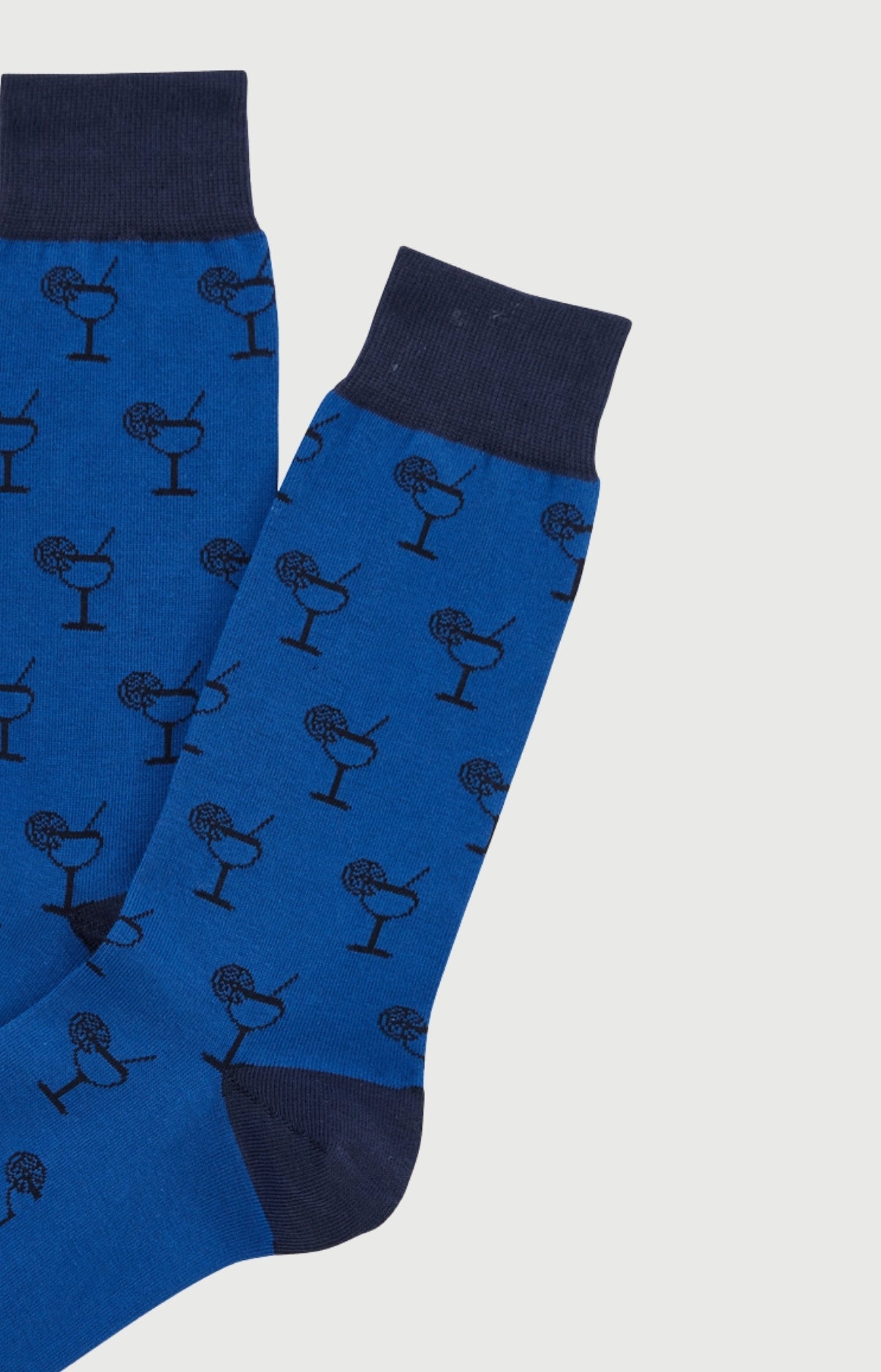 arthur-ap-ro-bleu-chaussettes-homme-coton-bio-bleu image 2