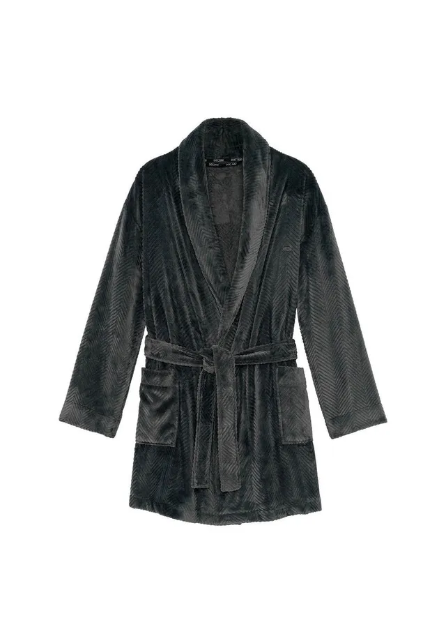 hom-modal-comfort-everest-peignoir-court-gris-l image 1