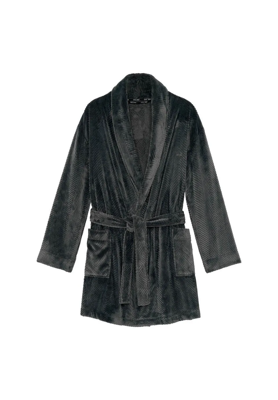 hom-modal-comfort-everest-peignoir-court-gris-l image 1