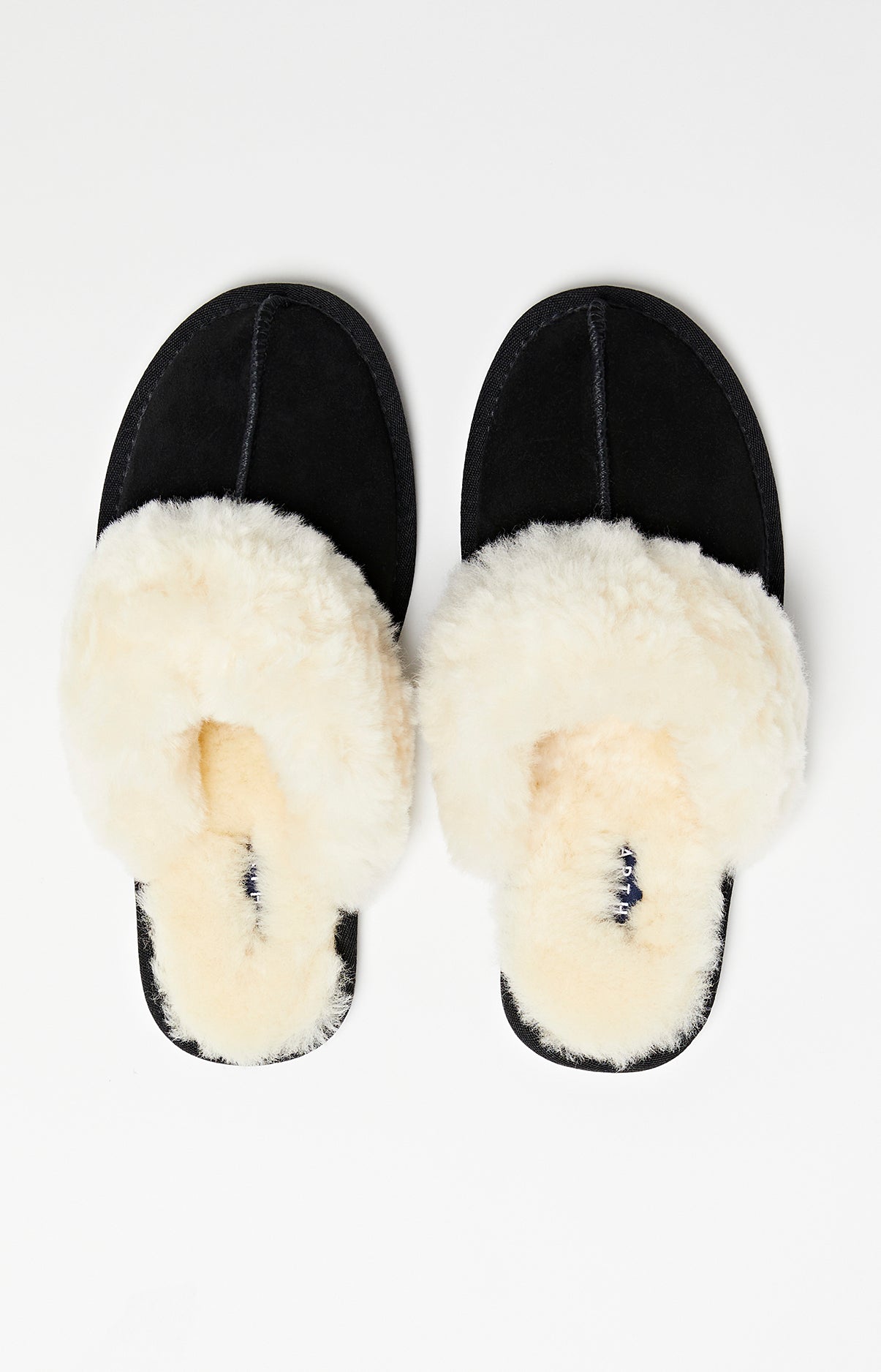 arthur-bob-mules-laine-noir-femme-chaussons image 2