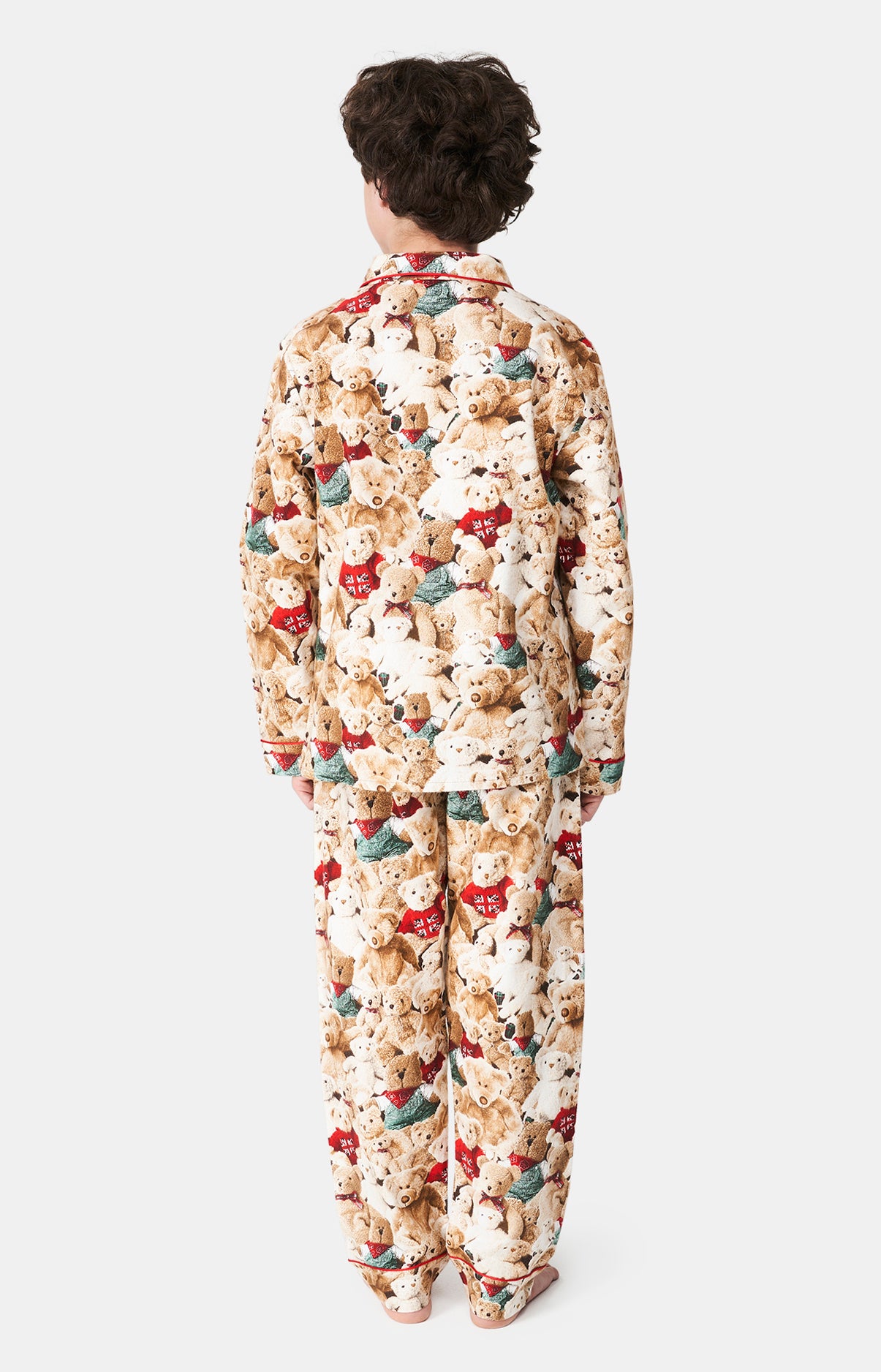 arthur-bob-teddy-pyjama-enfant-brun-coton-pilou image 6