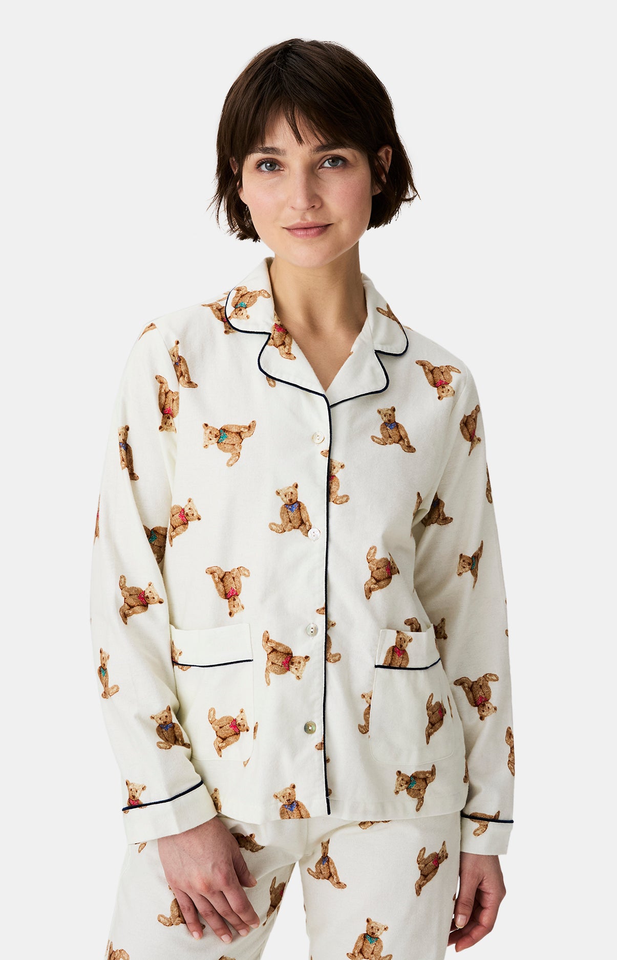 arthur-bob-old-teddy-pyjama-boutonn-ivoire-femme image 2