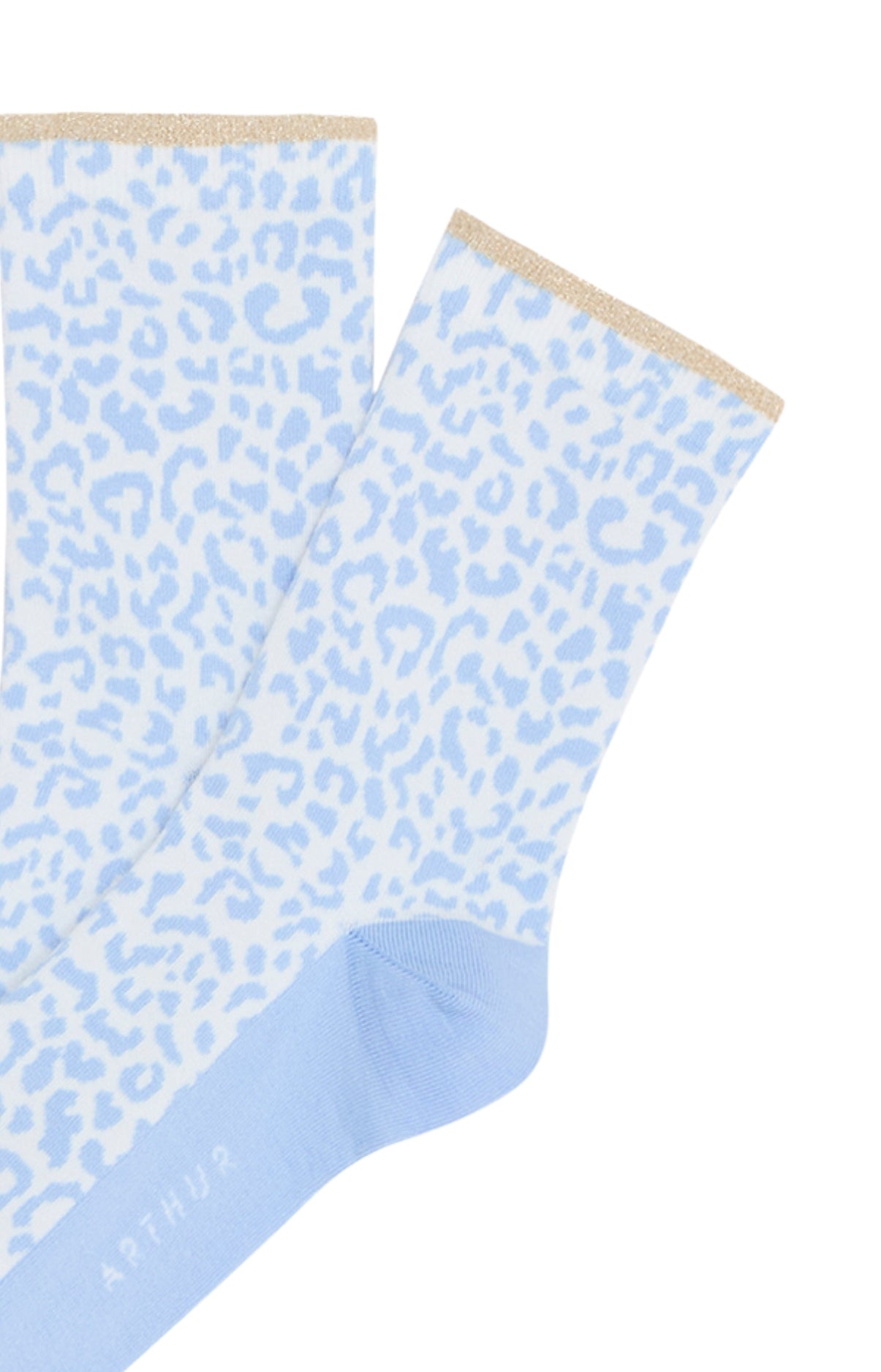 arthur-bob-f-lina-chaussettes-femme-bleu-l-opard-36-40 image 2