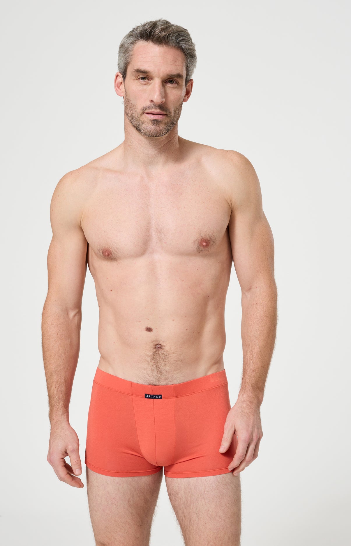 arthur-bob-boxer-modal-brique-seconde-peau image 2