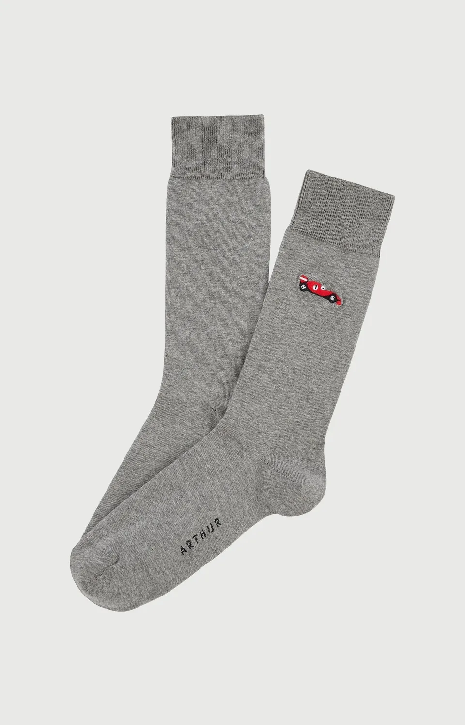 arthur-bob-grand-prix-sommeil-chaussettes-homme-gris image 1