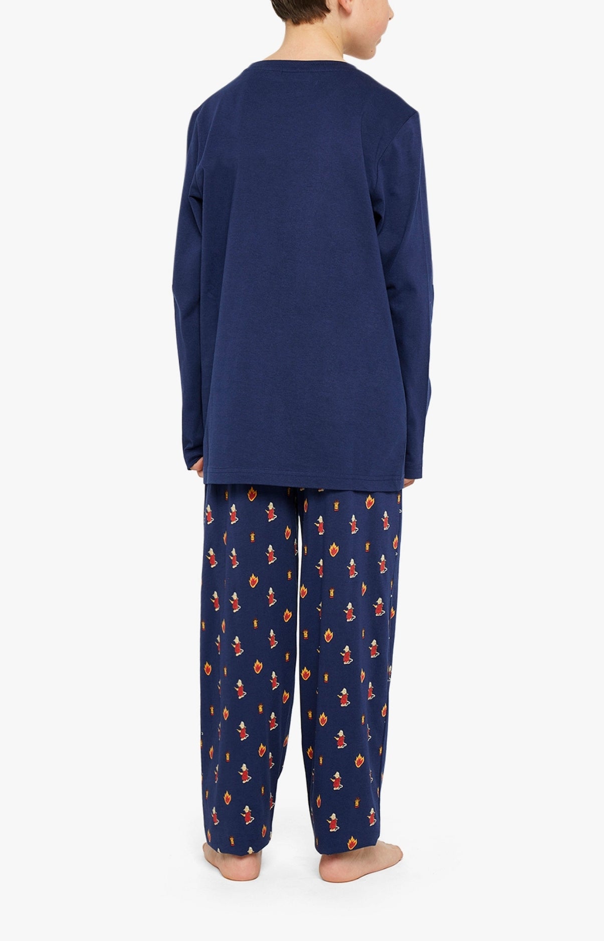 arthur-bob-on-fire-pyjama-enfant-marine-coton-bio image 5