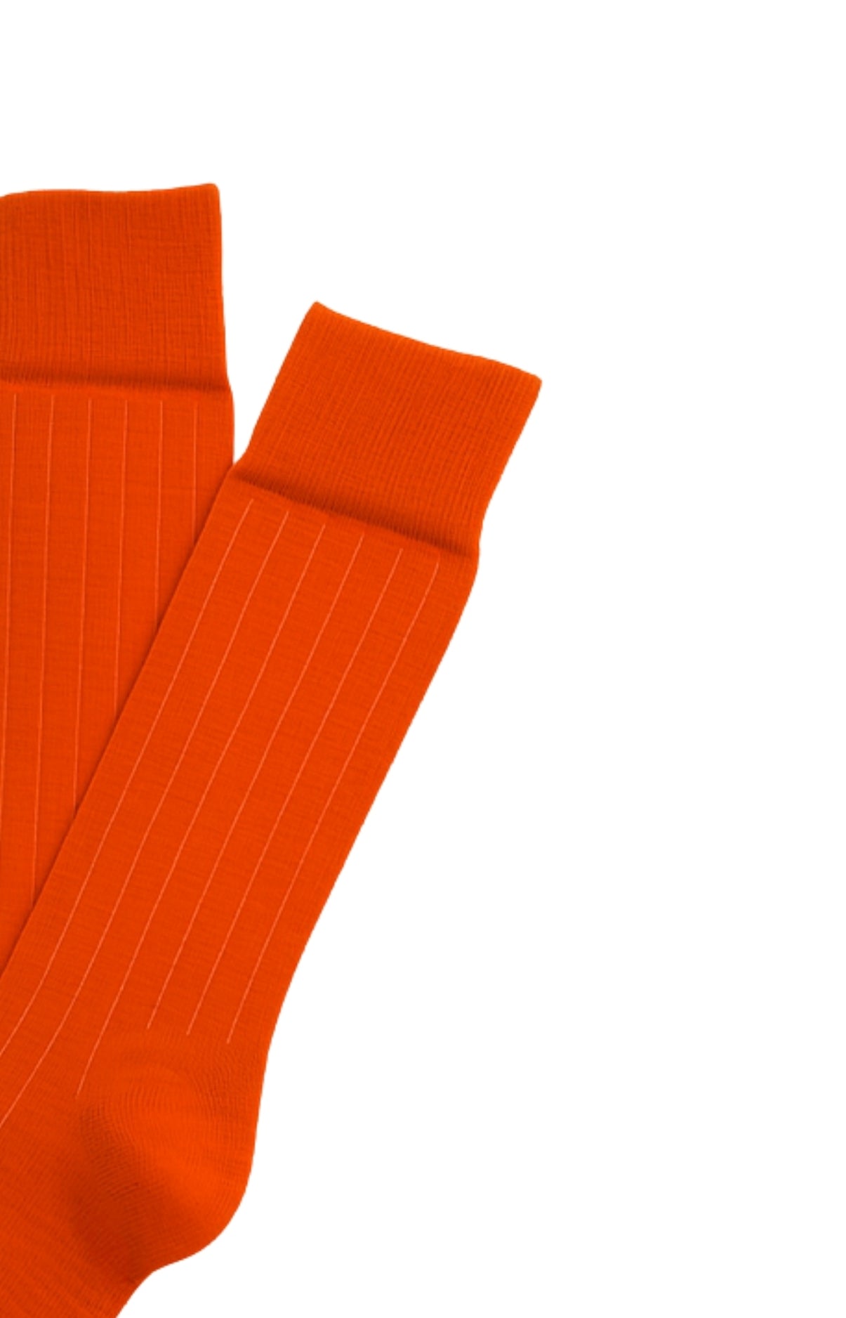 arthur-bob-chaussettes-laine-coton-orange-rouille image 2