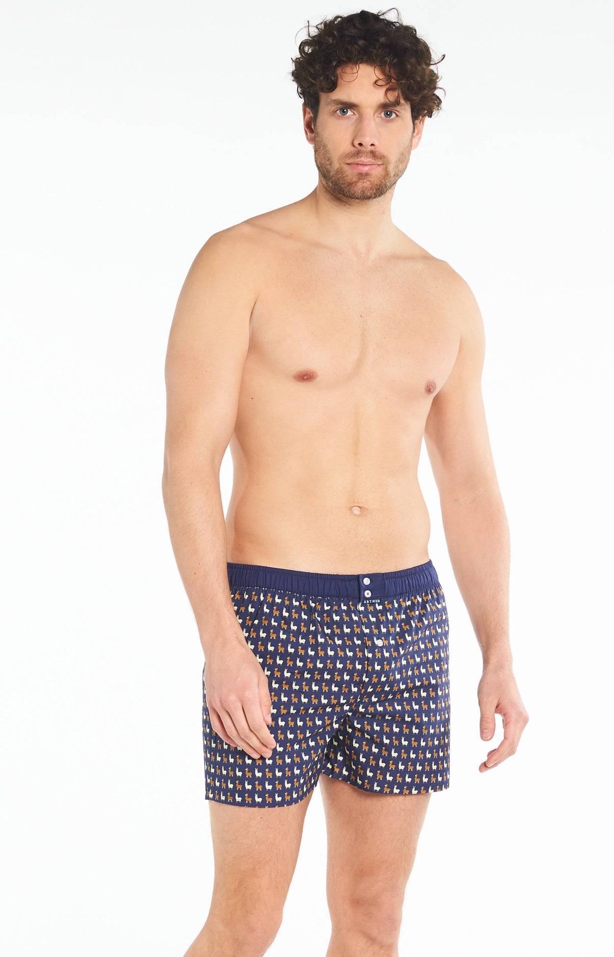 arthur-le-club-932-cale-on-marine-lama-coton-bio image 2
