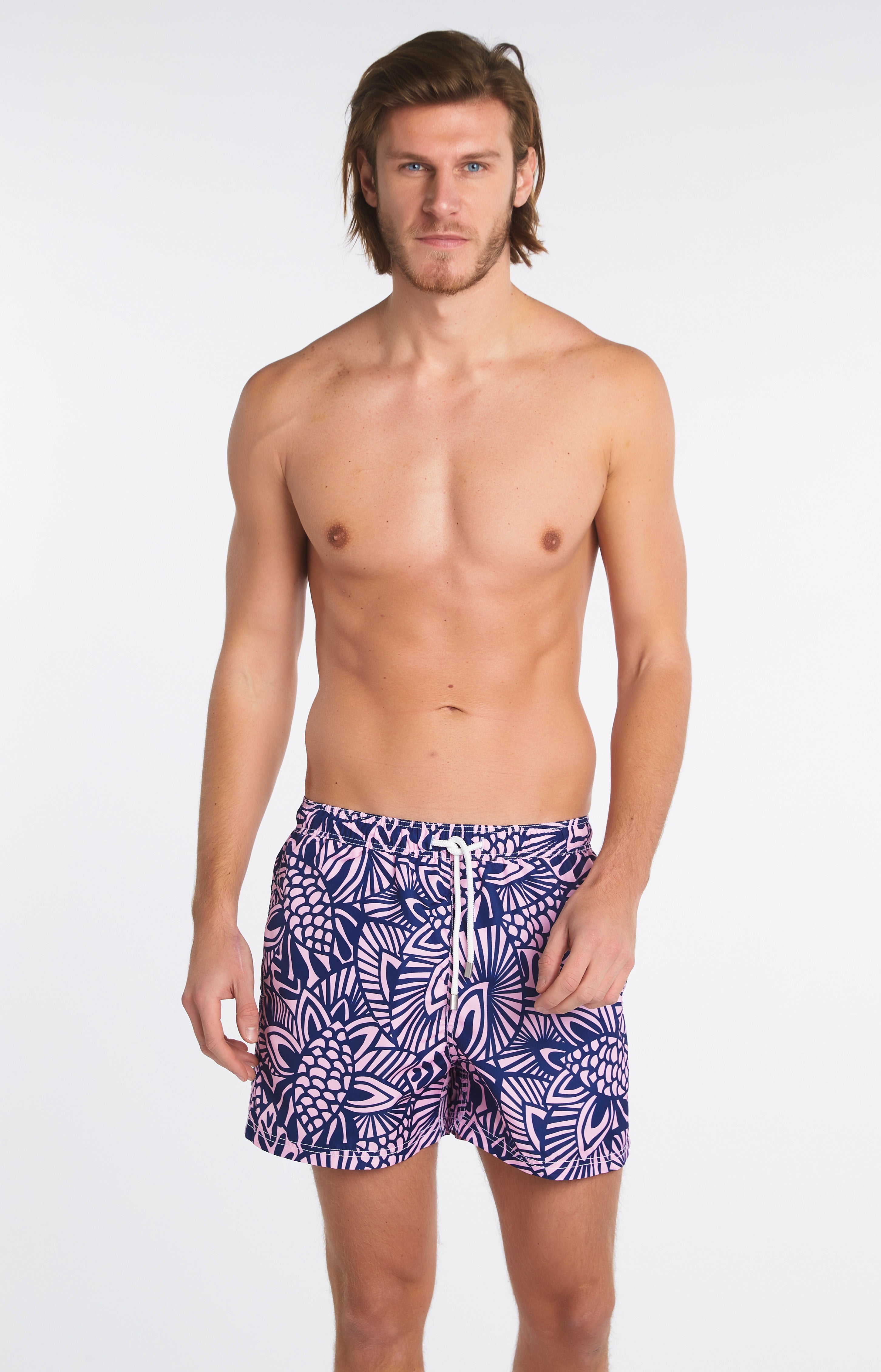 arthur-bob-matis-short-de-bain-homme-rose-taille-l image 1