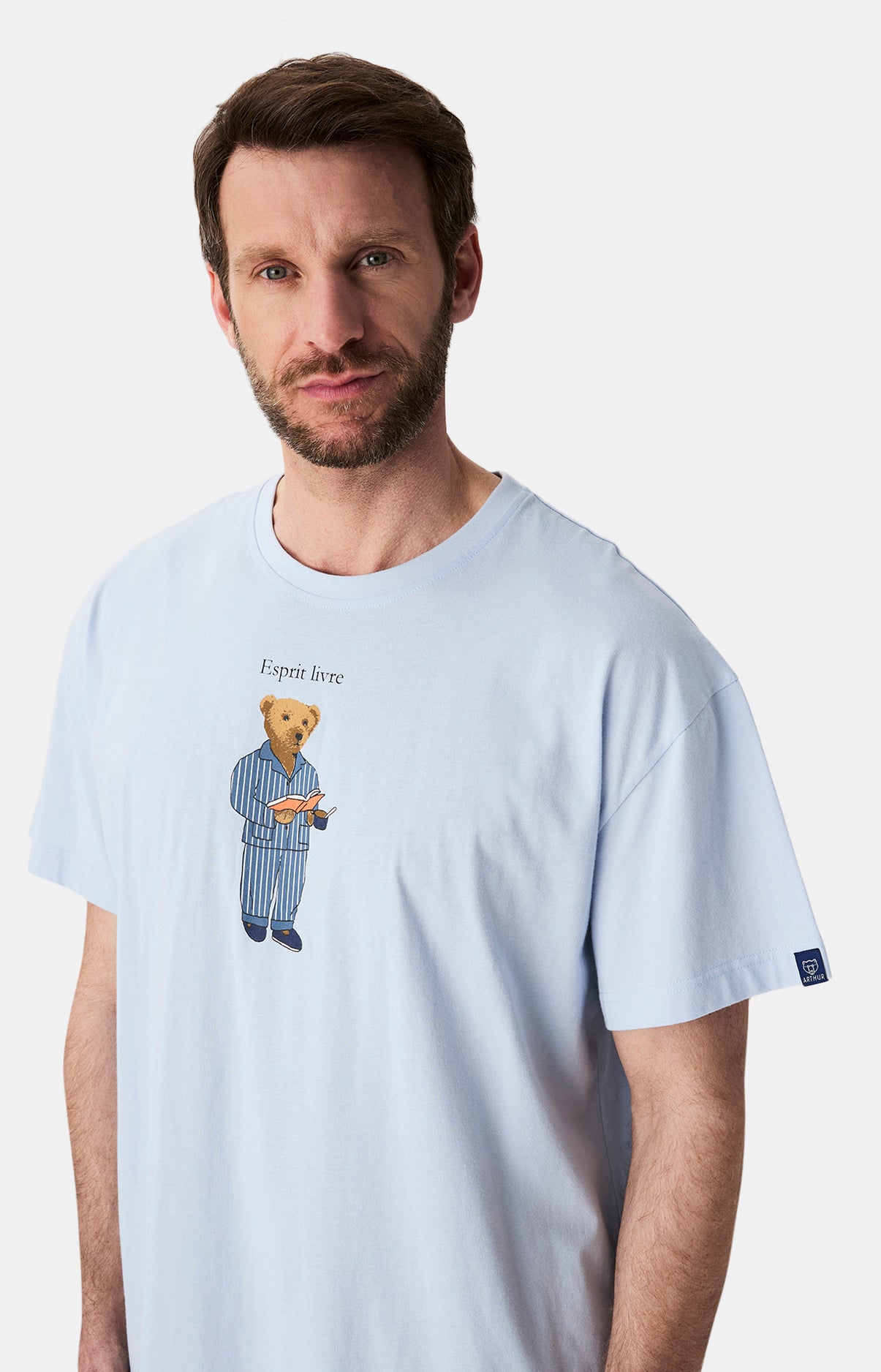 arthur-bob-esprit-livre-chemise-de-nuit-ciel-tu image 2