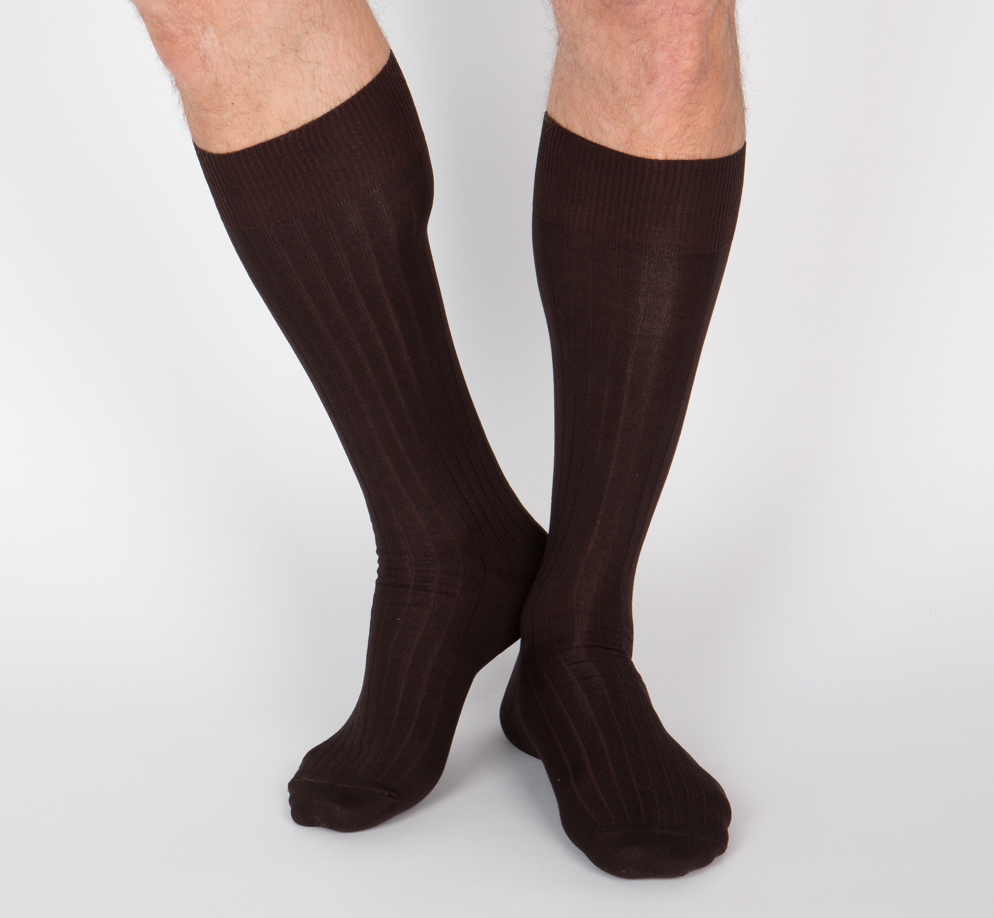 archiduchesse-de-luxe-marron-chocolat-chaussettes-fil-d-cosse image 6