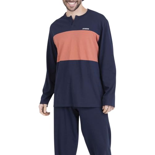 athena-easy-bio-pyjama-long-homme-coton-bio-col-ouvert image 7