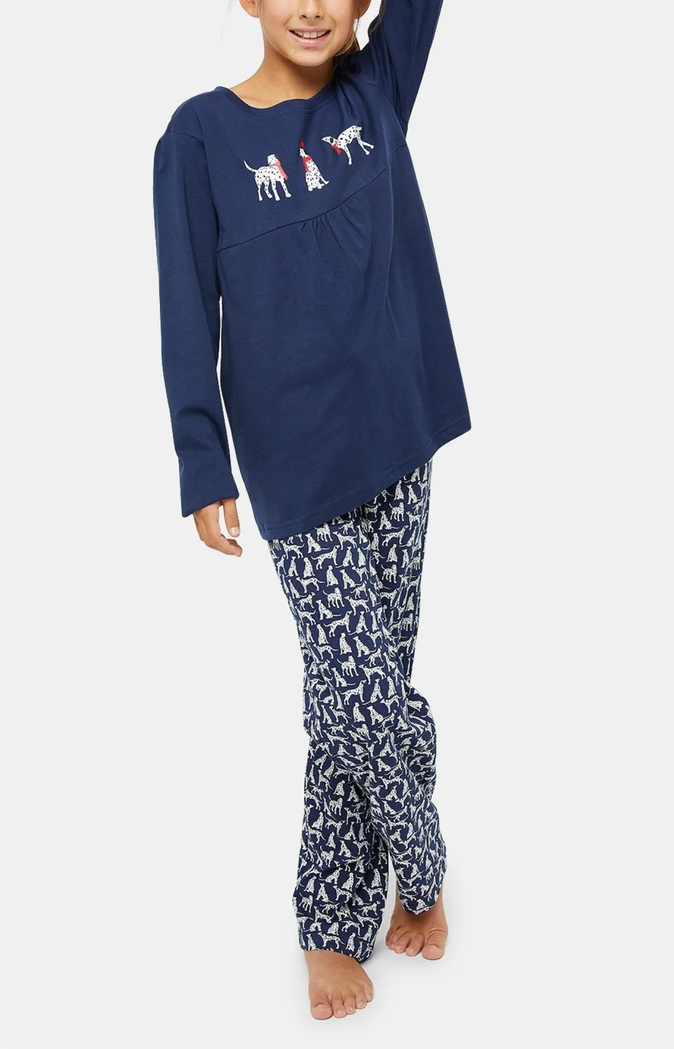 arthur-bob-pyjama-dalmatien-marine-enfant-coton image 1