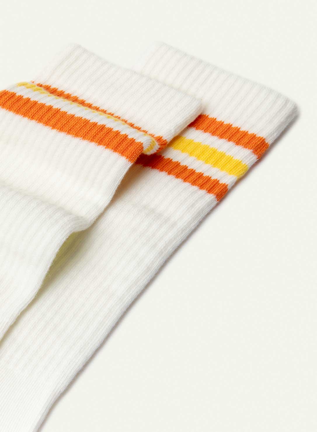 archiduchesse-bouclette-ray-e-orange-et-jaune-chaussettes-coton-36-41 image 5