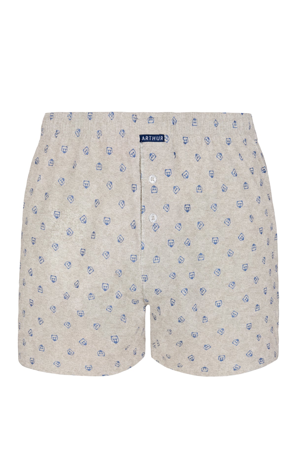 arthur-le-club-logo-cale-on-de-nuit-gris-coton-bio-ample image 3
