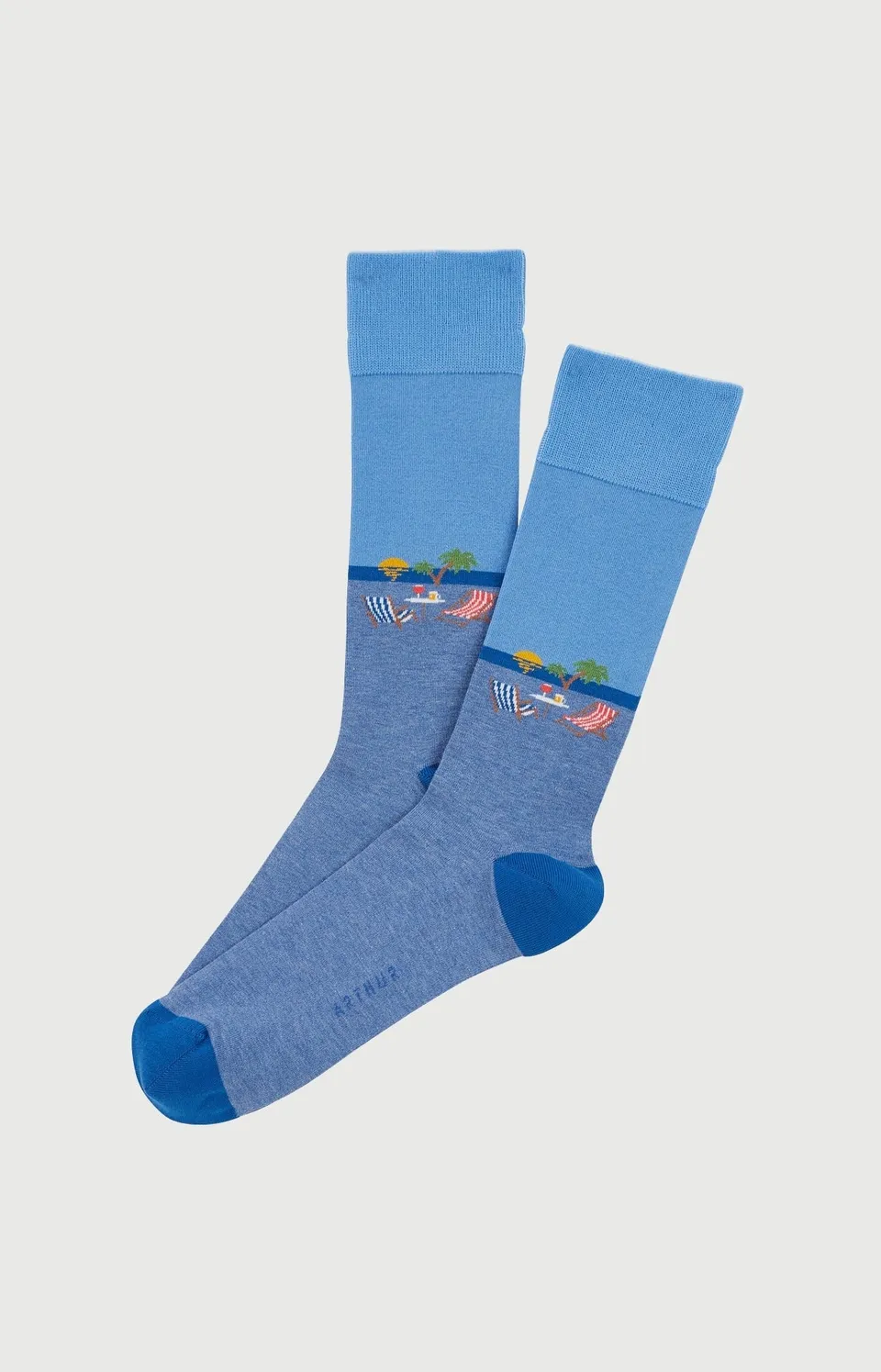 arthur-transat-chaussettes-coton-homme-bleu-40-46 image 1