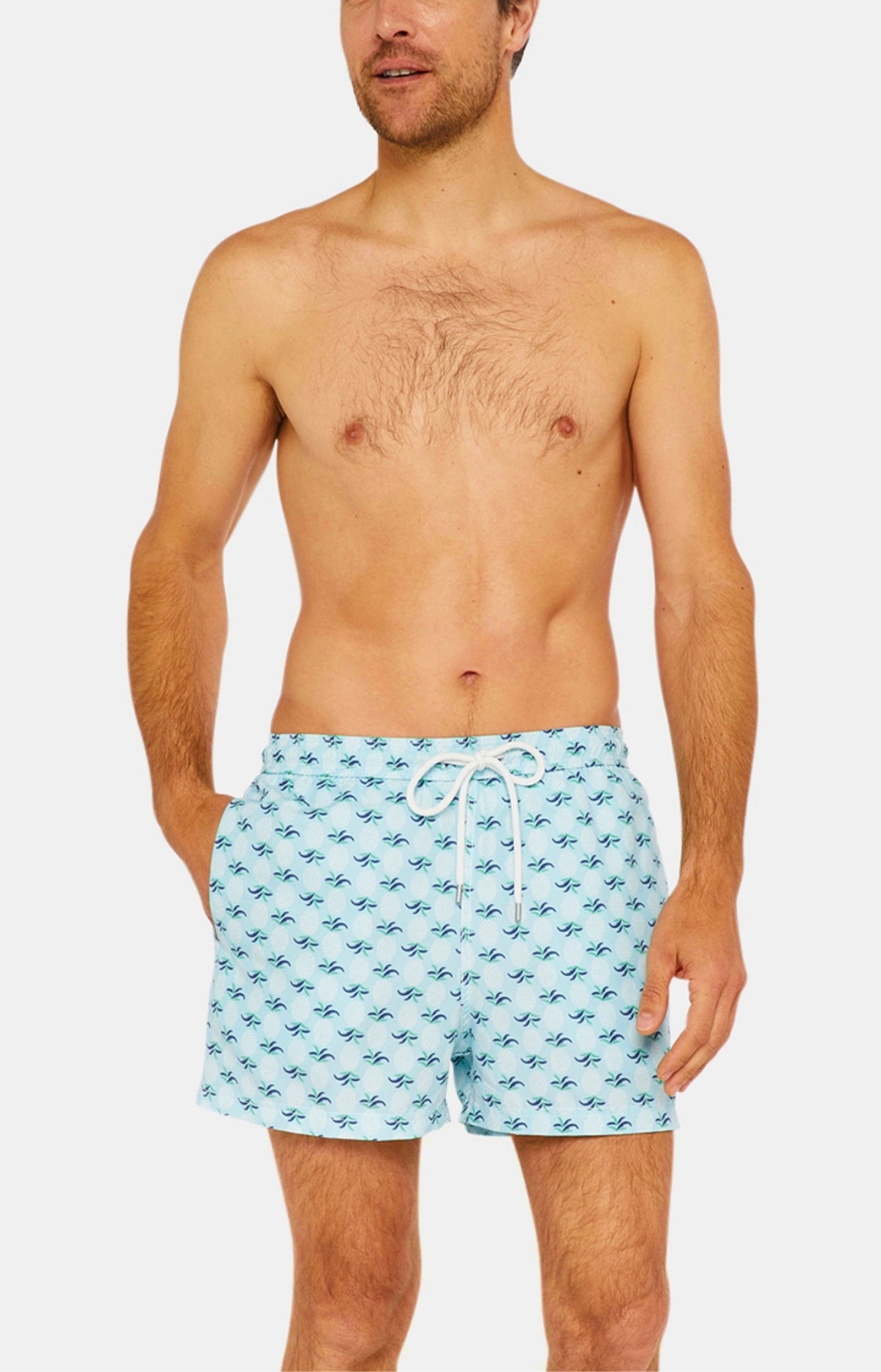 arthur-bob-short-ananas-lagon-bleu-homme image 1