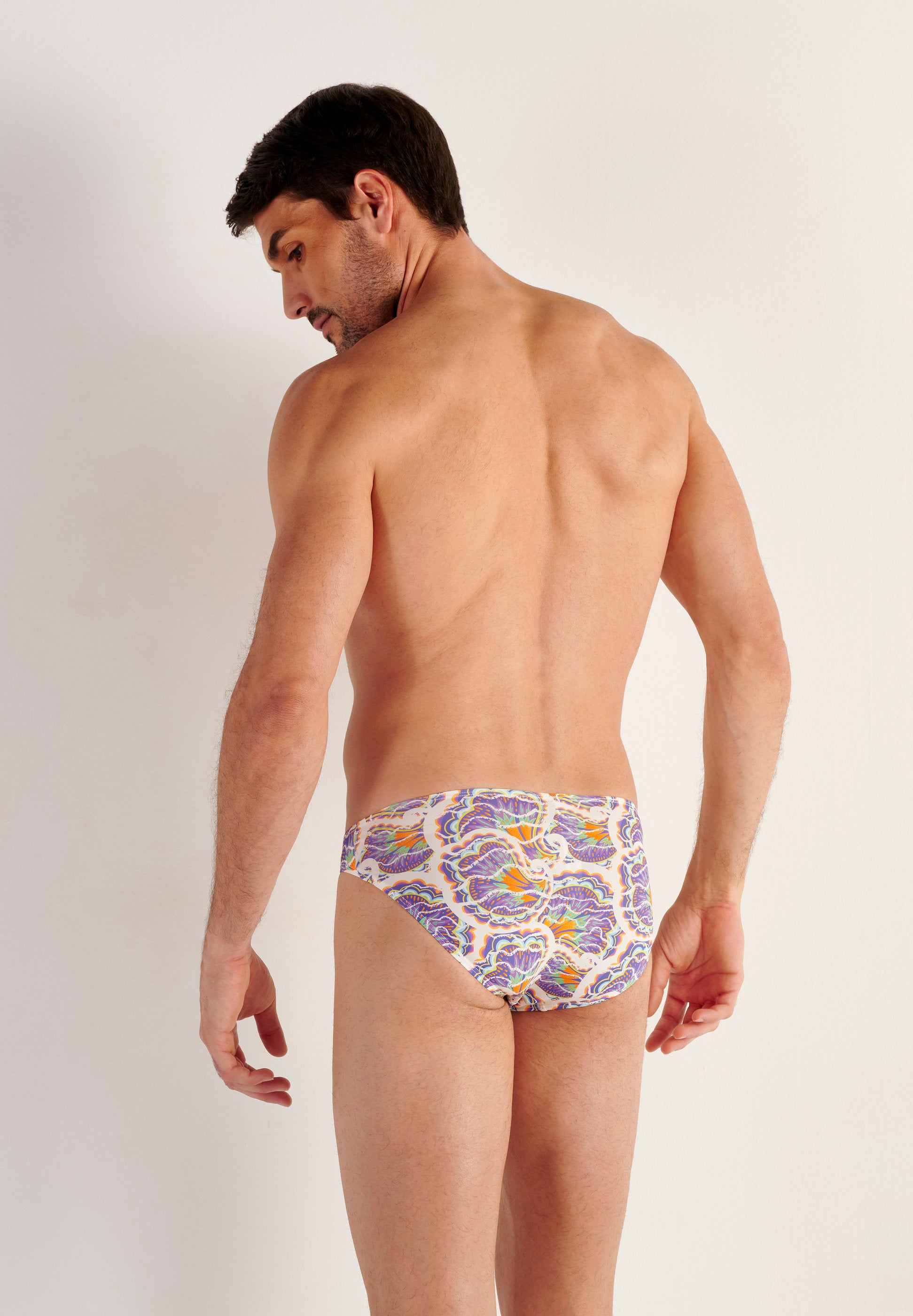 hom-funky-styles-micro-slip-homme-blanc-imprim image 3