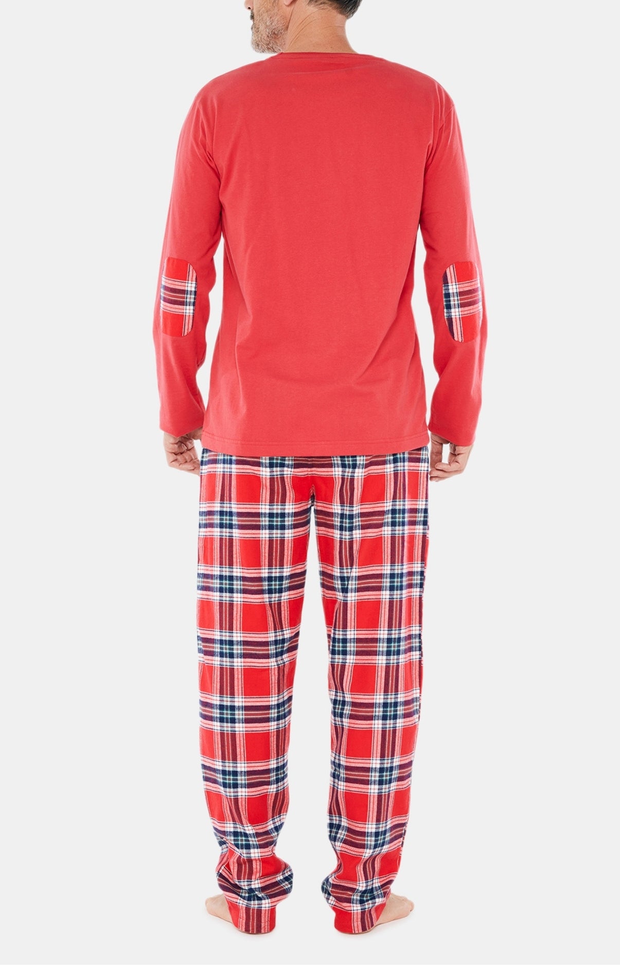 arthur-bob-pyjama-logan-rouge-homme-coton-chaud image 5