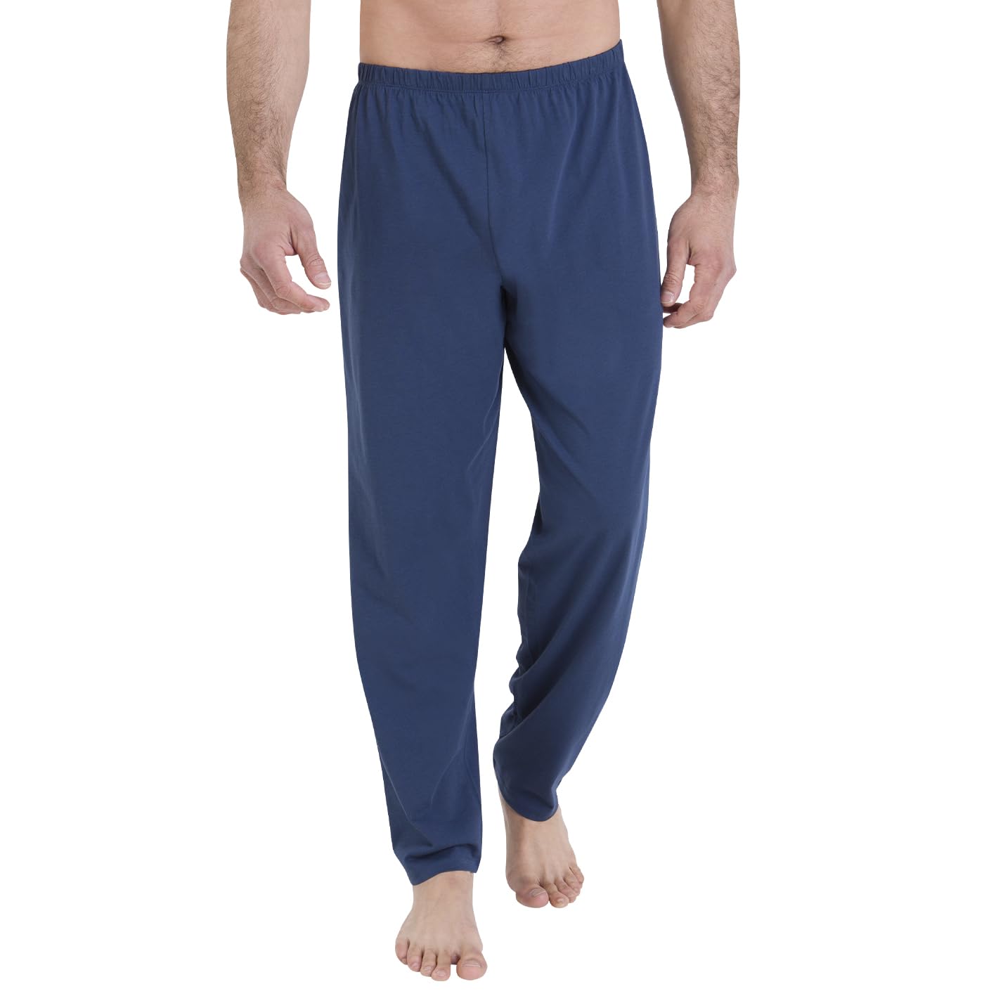 athena-graphic-pyjama-long-homme-coton-marine-noir-l image 2