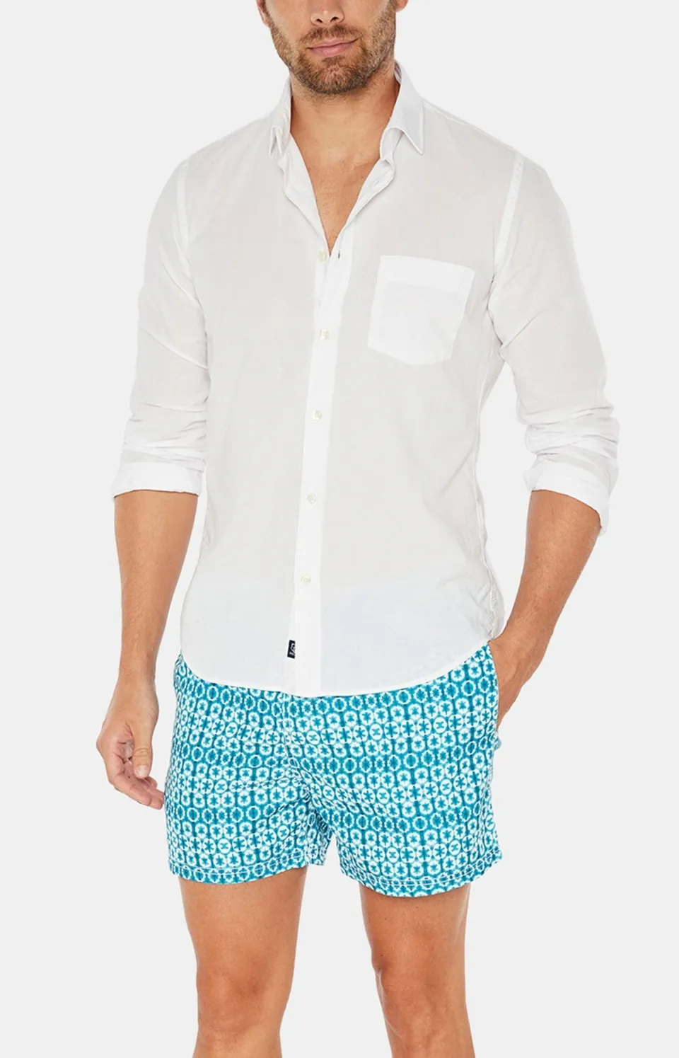 arthur-bob-chemise-voile-coton-blanc-m-plage-homme image 1