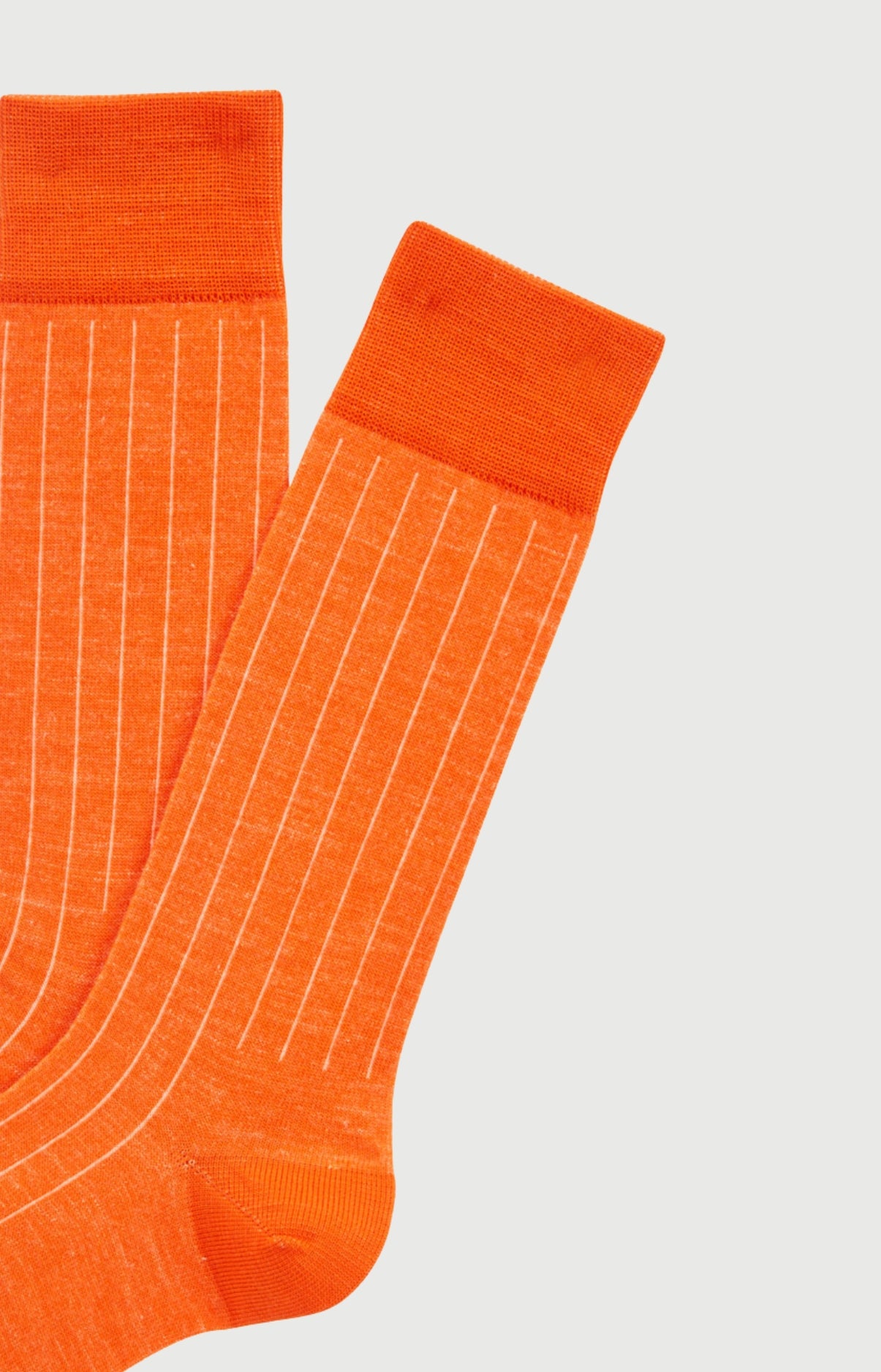 arthur-bob-orange-chaussettes-homme-laine-unies image 2