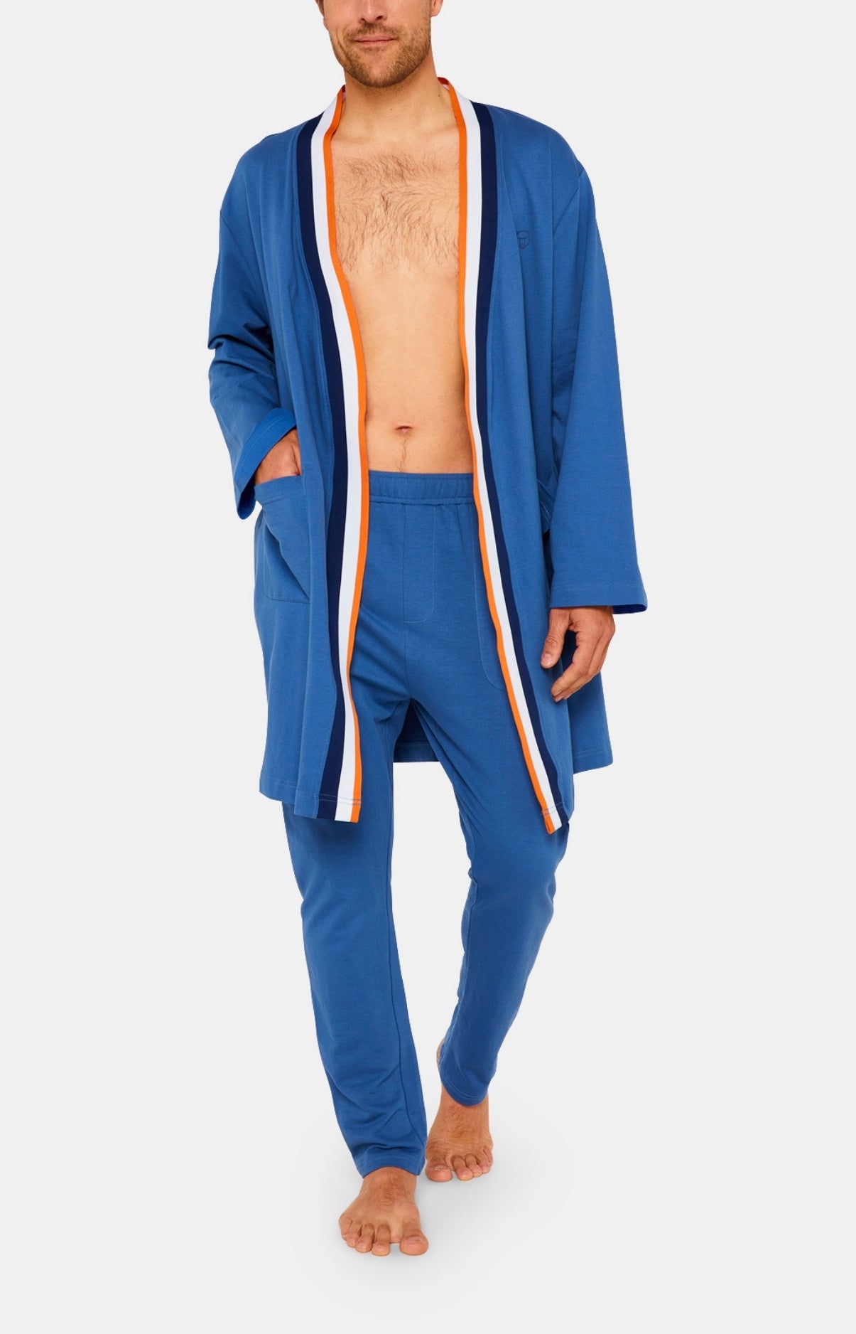 arthur-bob-robe-de-chambre-coton-bio-denim image 1