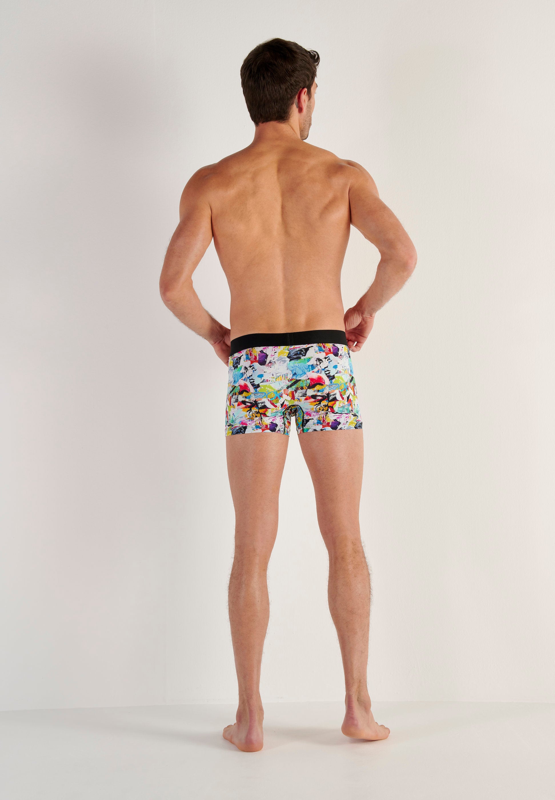 hom-temptation-lov-art-boxer-multicolore-microfibre image 7
