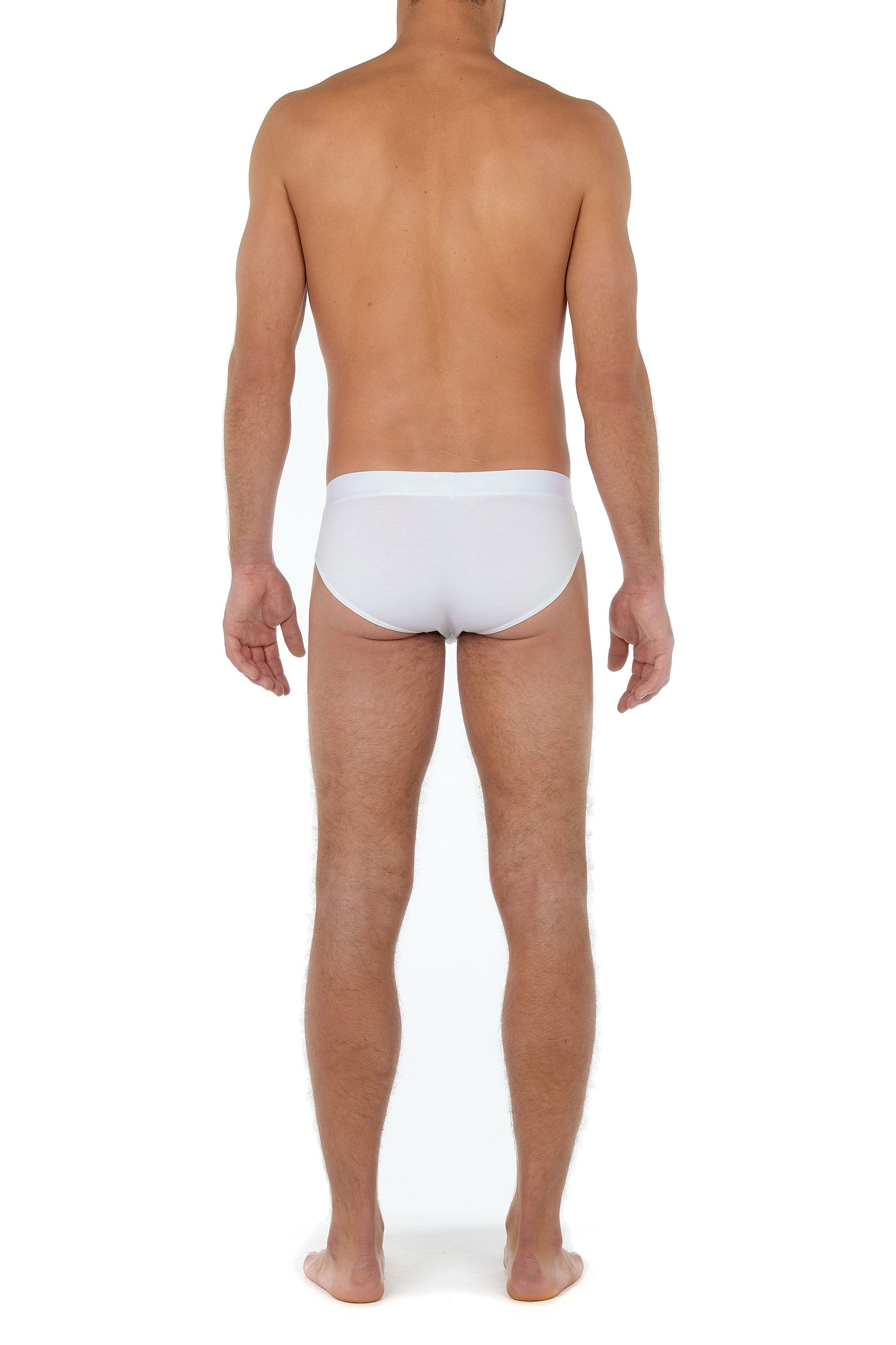 hom-classic-mini-briefs-slip-homme-blanc-modal-coton image 3