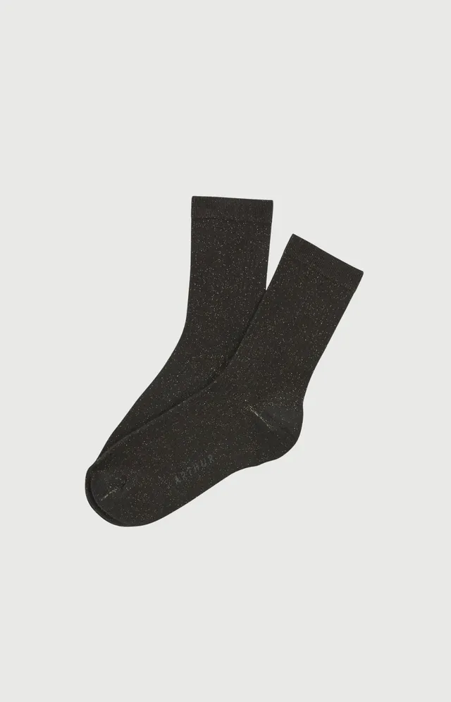 arthur-bob-nova-chaussettes-noir-coton-lurex image 1