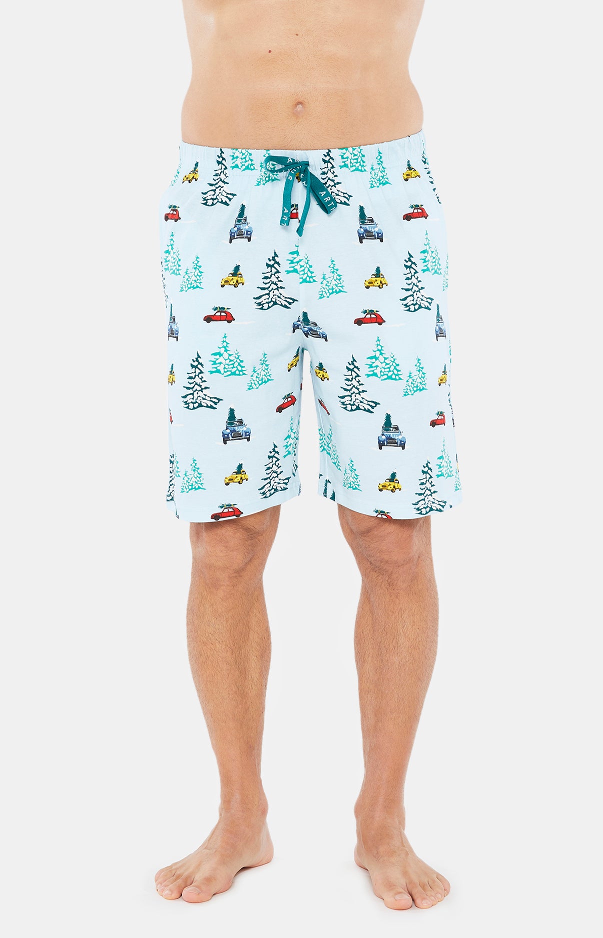 arthur-bob-pyjashort-2cv-bleu-glace-coton-bio image 5