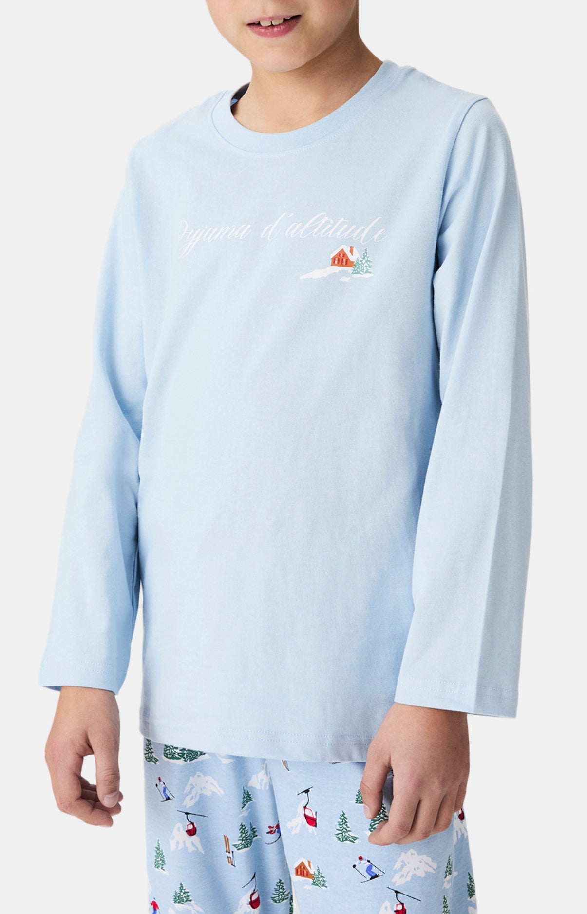 arthur-bob-no-l-en-altitude-pyjama-enfant-ciel-coton-pais image 2