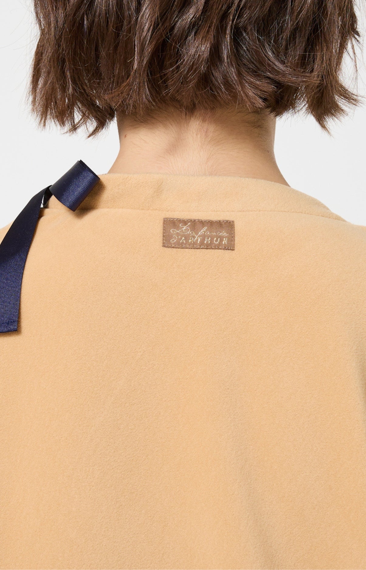arthur-bob-camille-poncho-camel-polaire-taille-unique image 6