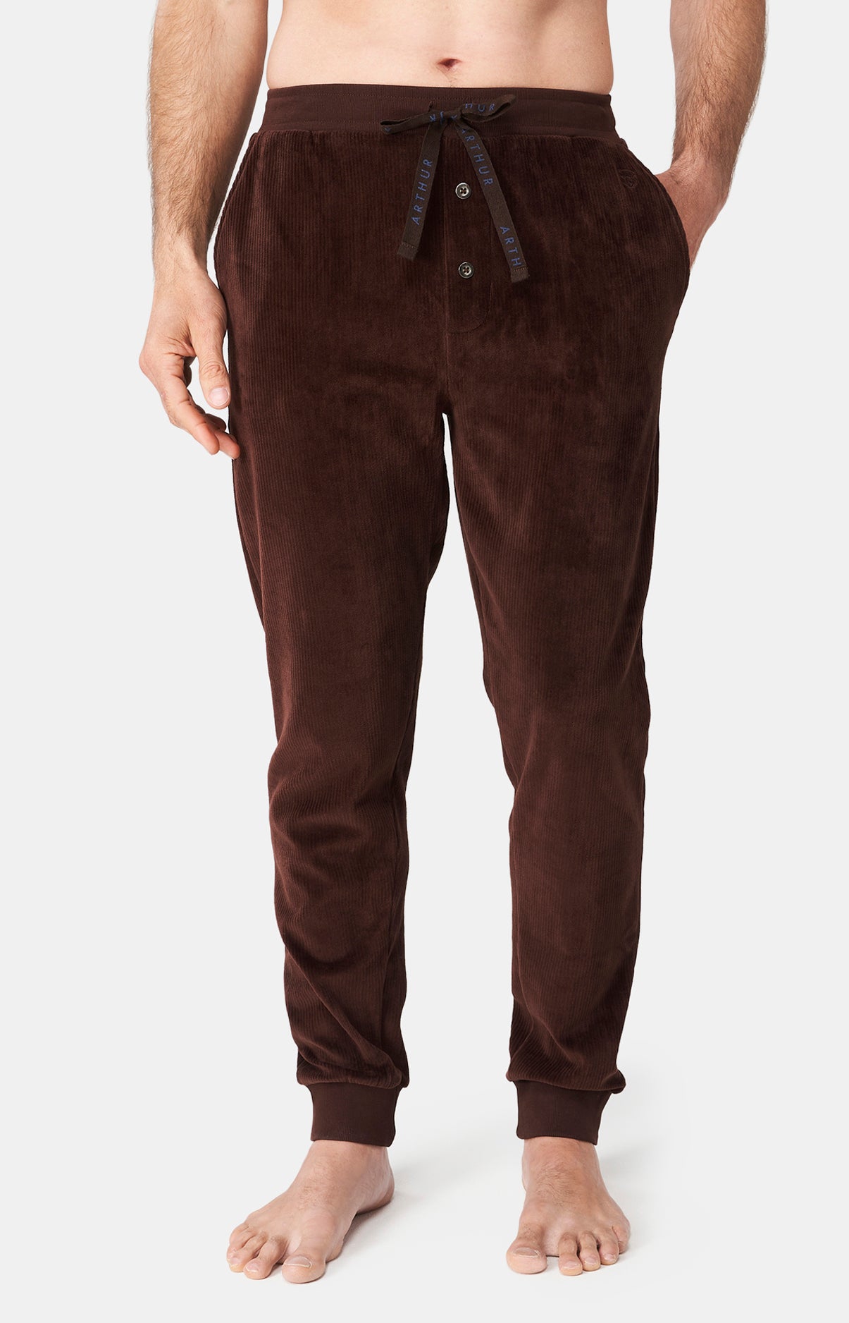 arthur-velvet-cotel-pantalon-pyjama-chocolat-bio image 4