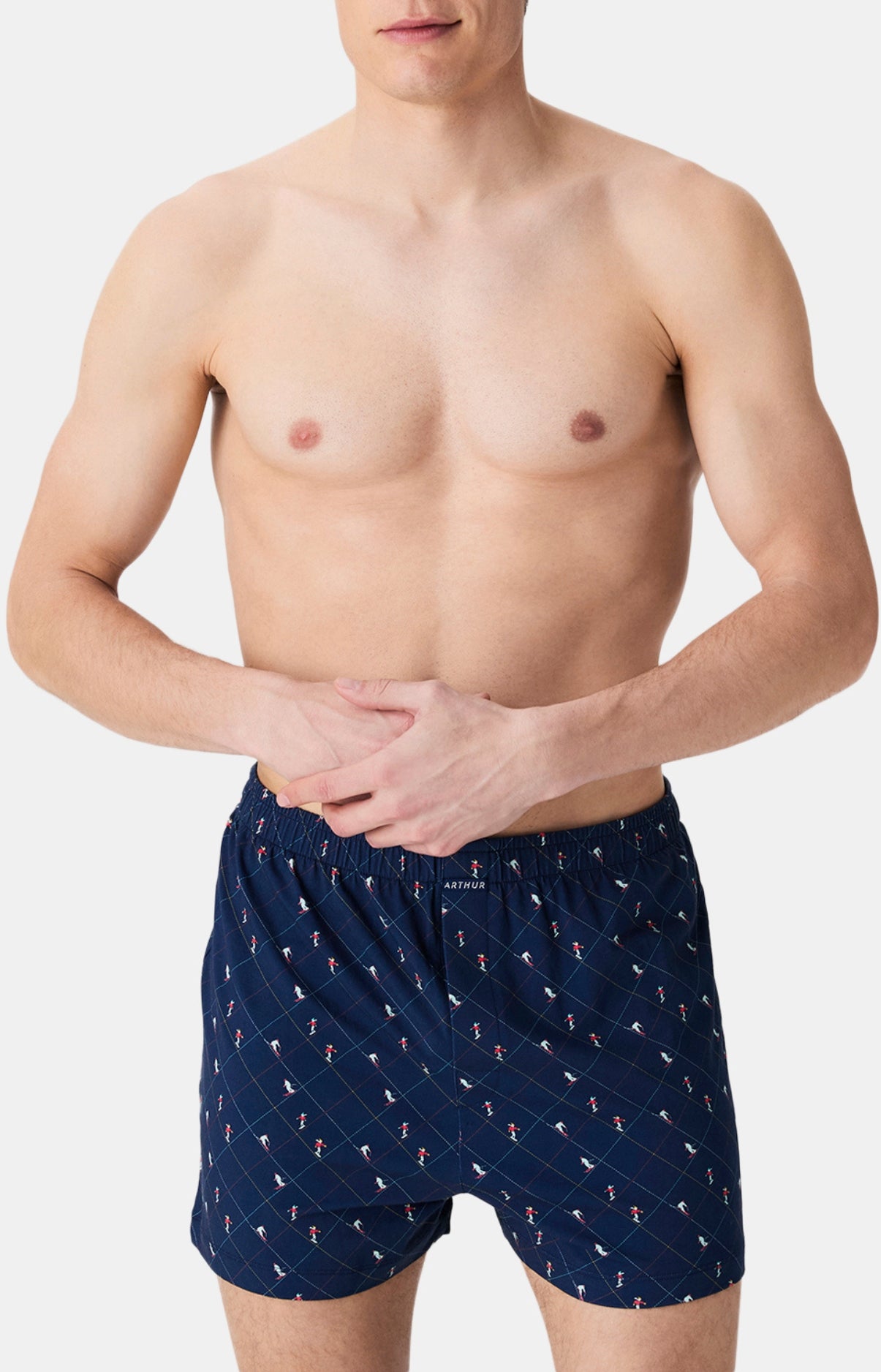arthur-le-club-ski-cale-on-homme-coton-bio-marine image 4