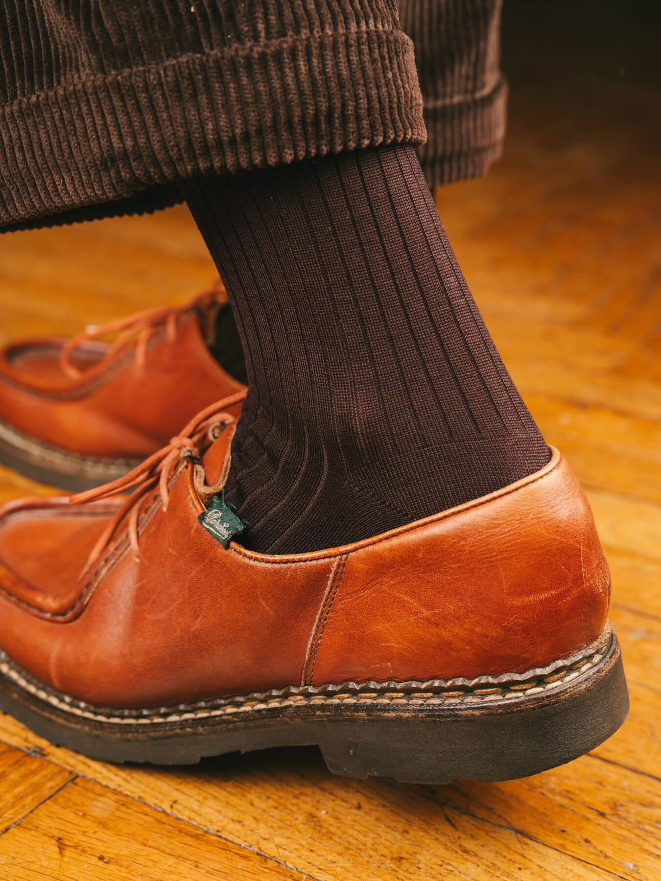 p-trone-c-tel-es-fil-d-cosse-chaussettes-homme-noir-43-46 image 6