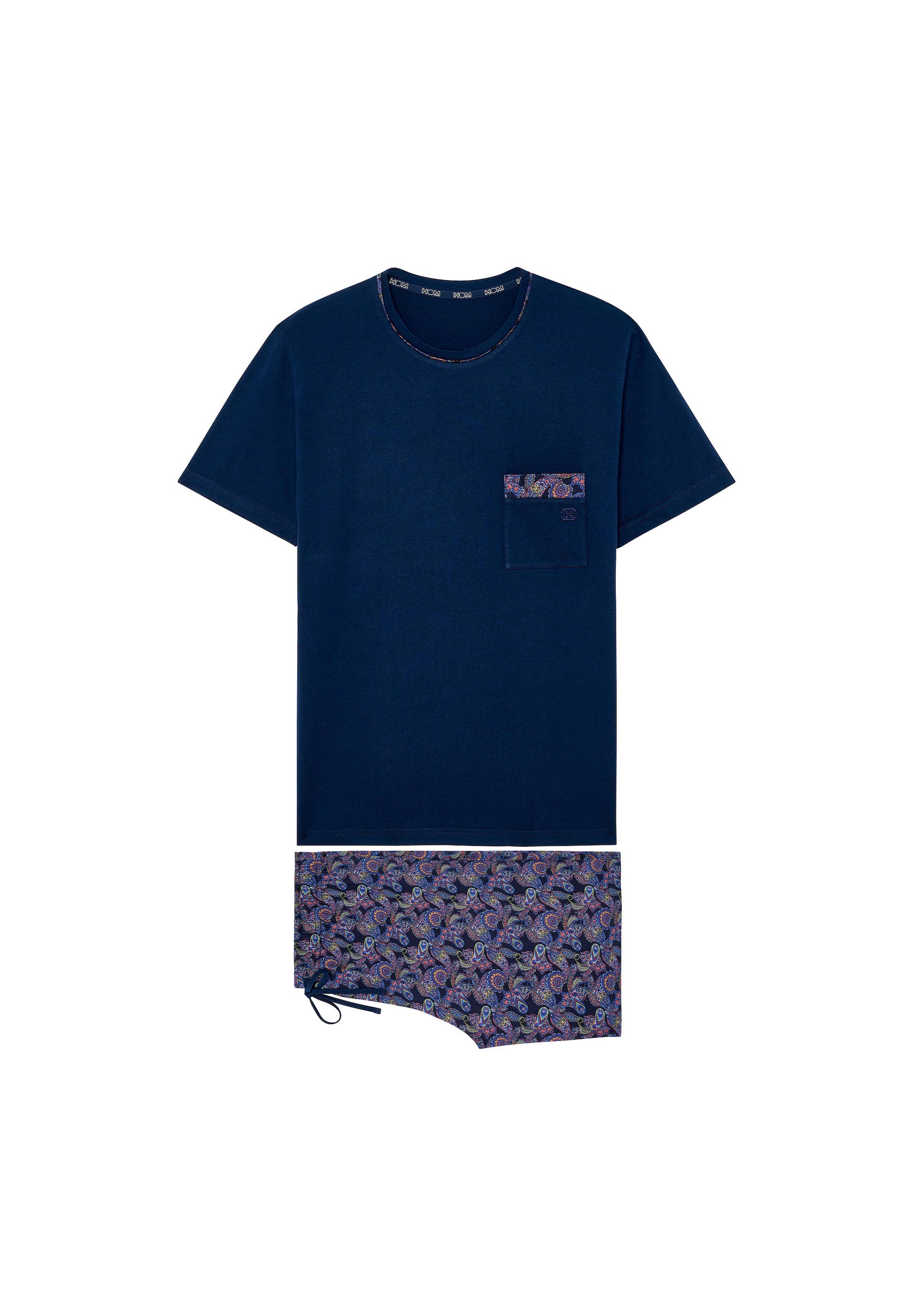 hom-modal-comfort-ringo-pyjama-court-coton-imprim image 1