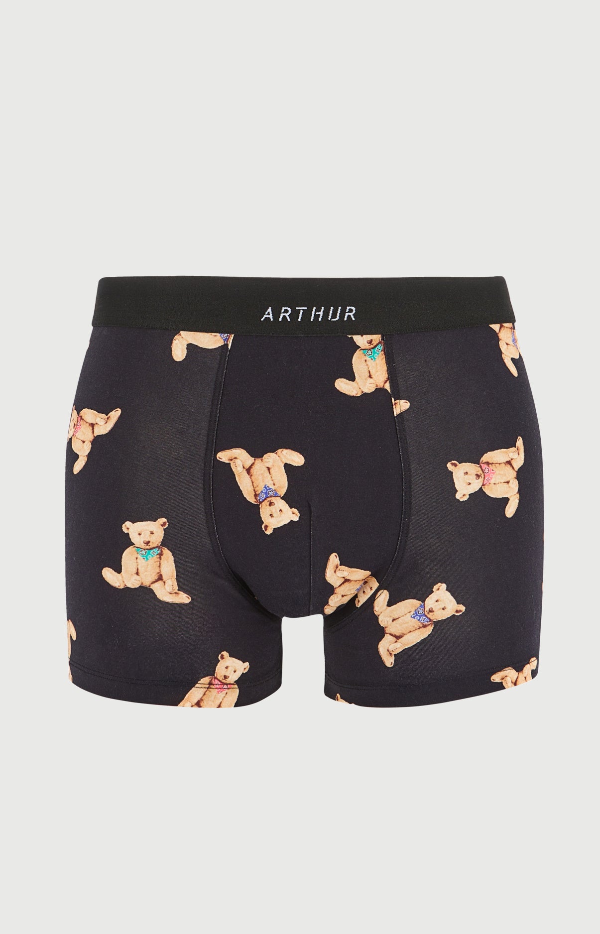 arthur-bob-old-teddy-boxer-homme-noir-coton-bio image 3